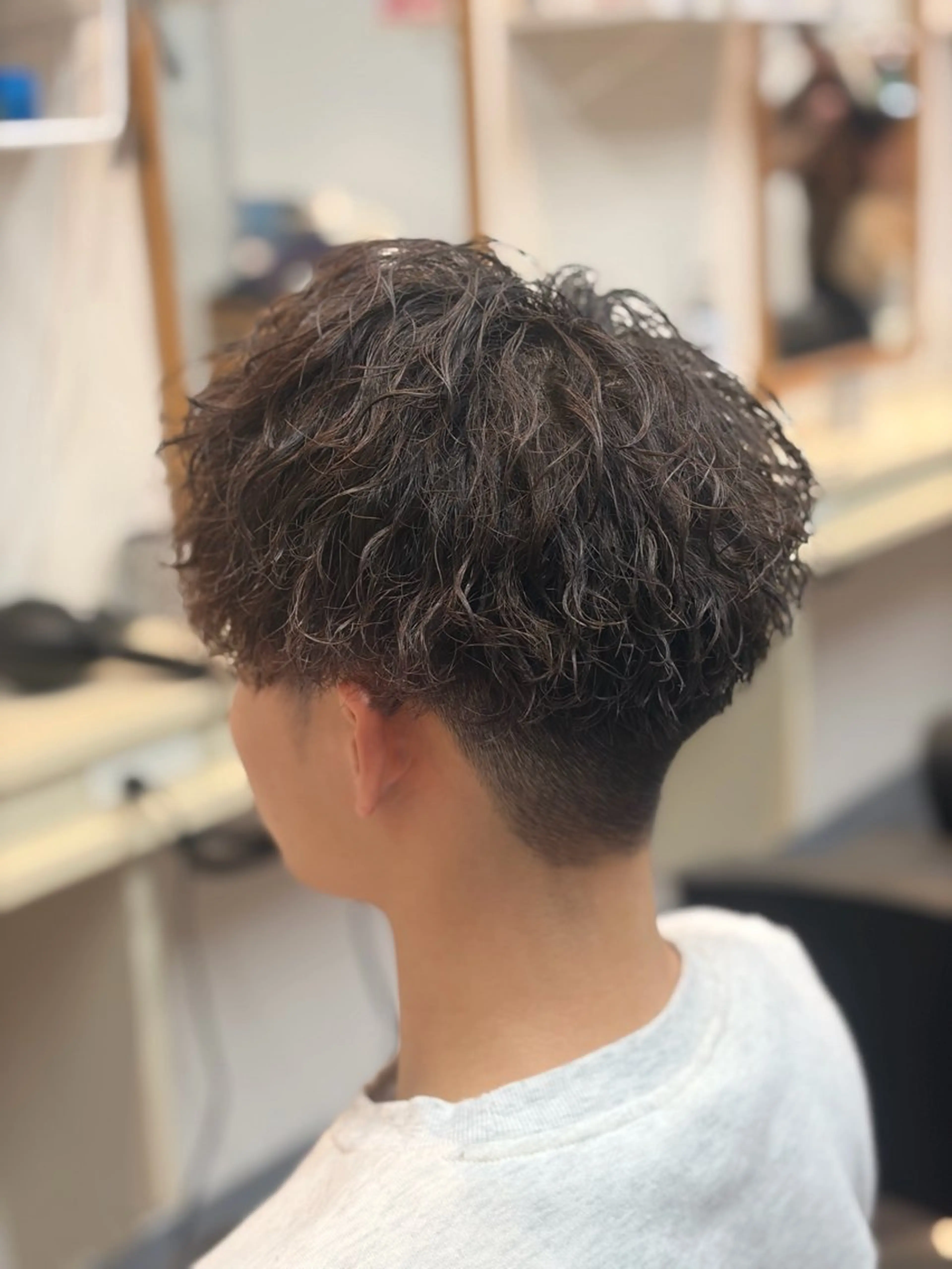 パーマ メンズ カット パーマ メンズ特化/パーマ/ フェードWATARUのヘアスタイル