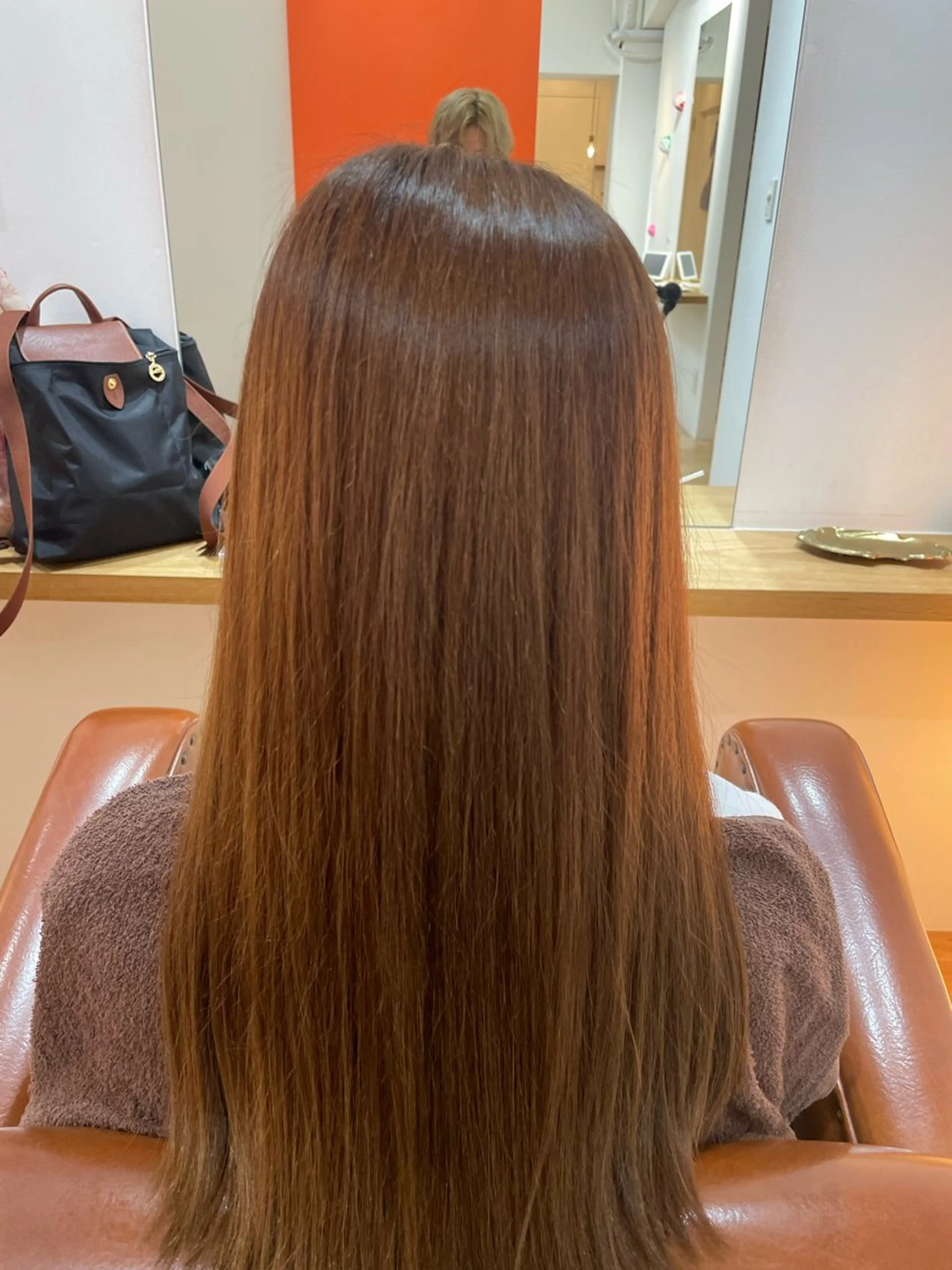 ロング 縮毛矯正 河野 佳音のヘアスタイル