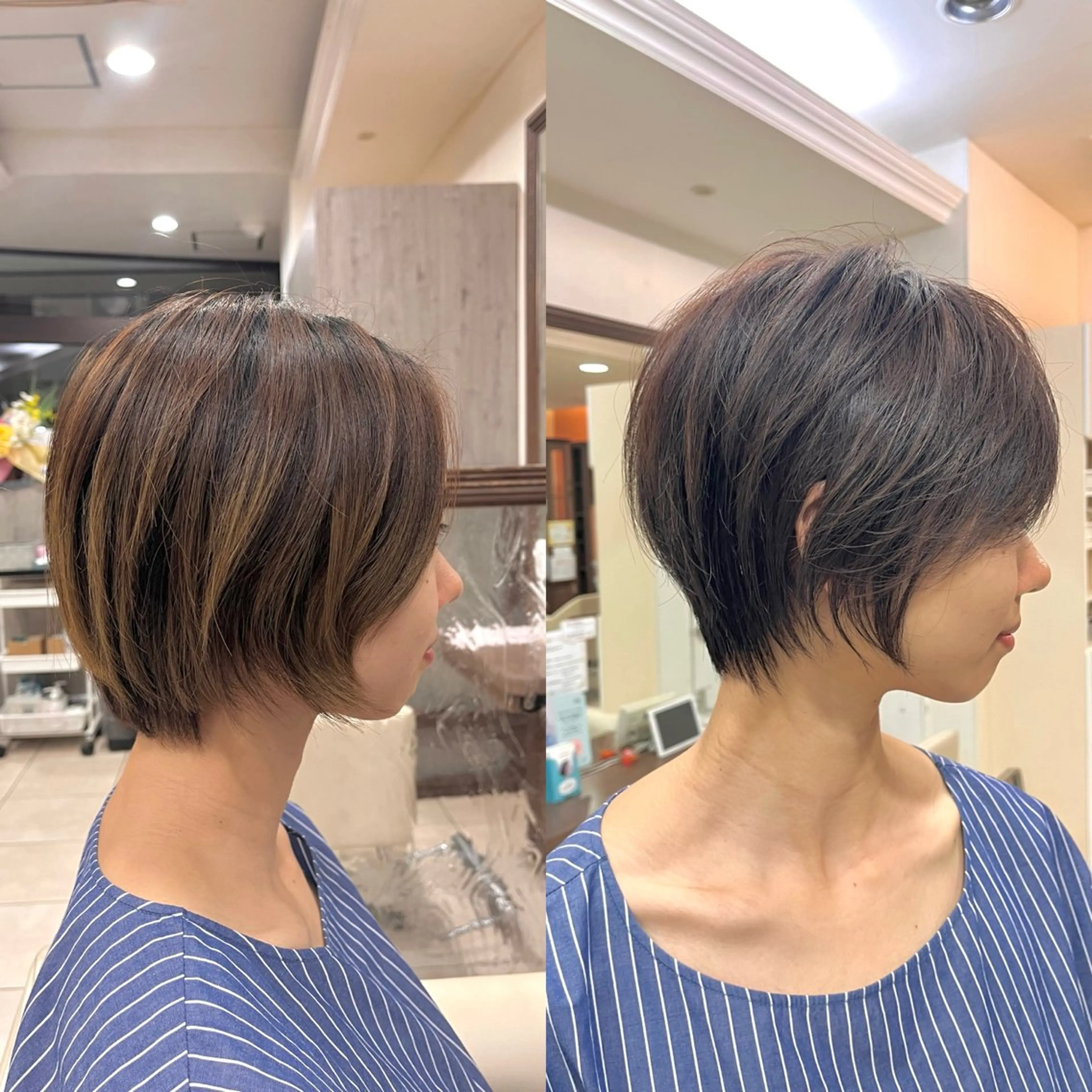 ショート カット ヘアカラー トリートメント 《大人気髪質改善》 プログレス国分寺店のヘアスタイル