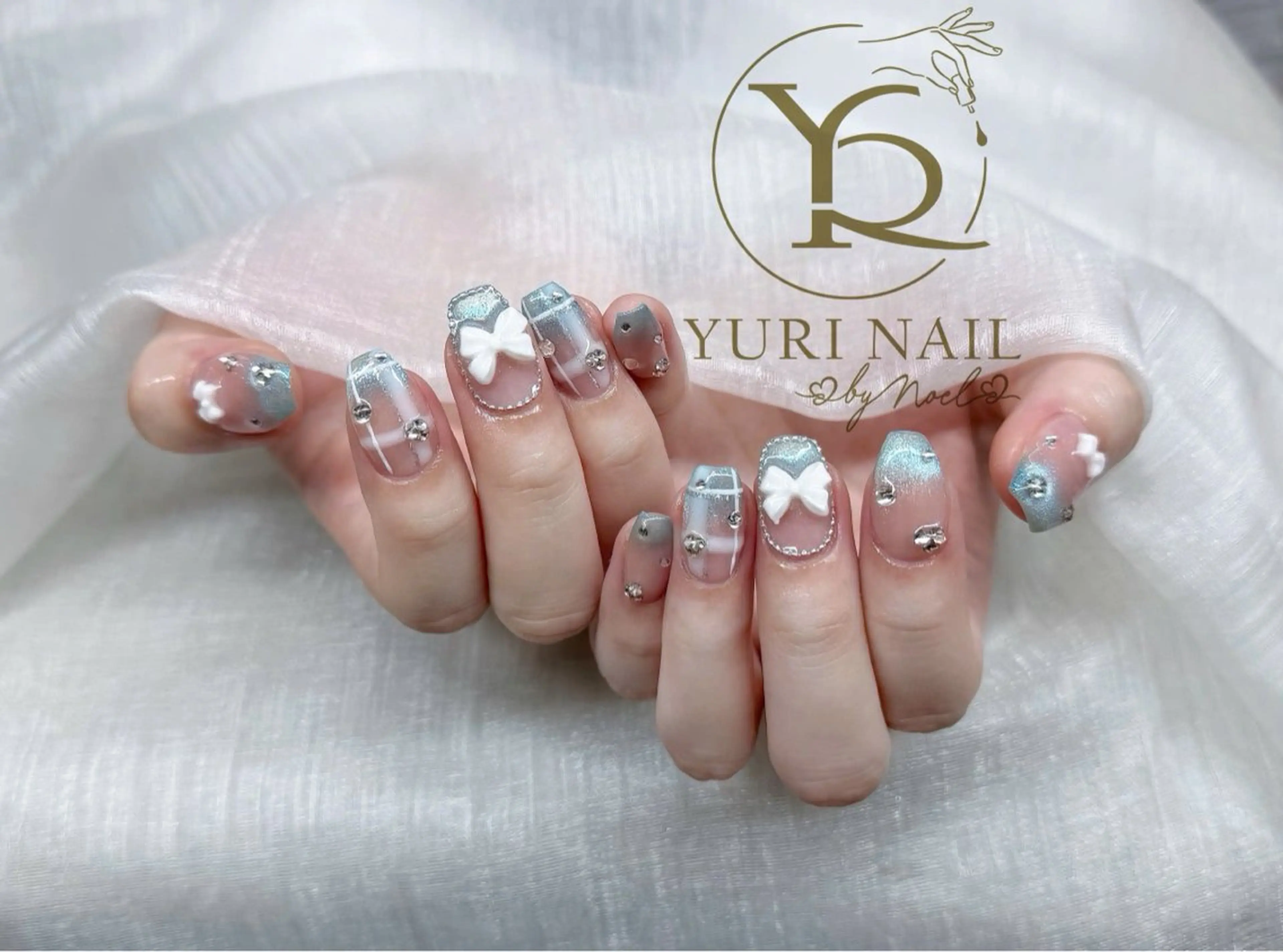 ネイル チークネイル フットネイル フレンチネイル グラデーション キラキラネイル ハンドネイル フットネイル ハンドケア YURI Nail Funabashiのネイルデザイン
