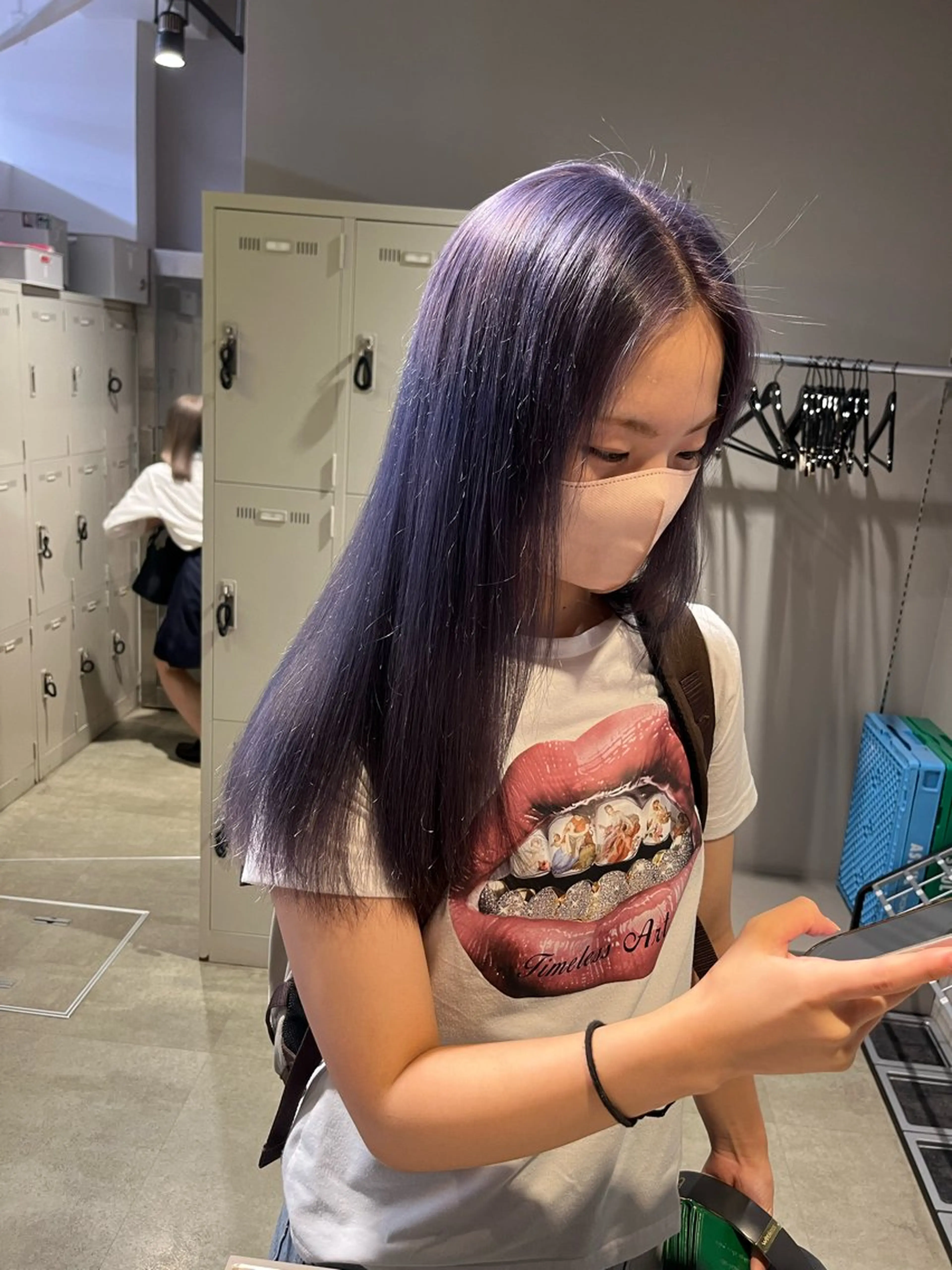 セミロング ヘアカラー トリートメント ヘッドスパ ヘアセット 寒色＆ブリーチ特化 寒色MiOのヘアスタイル