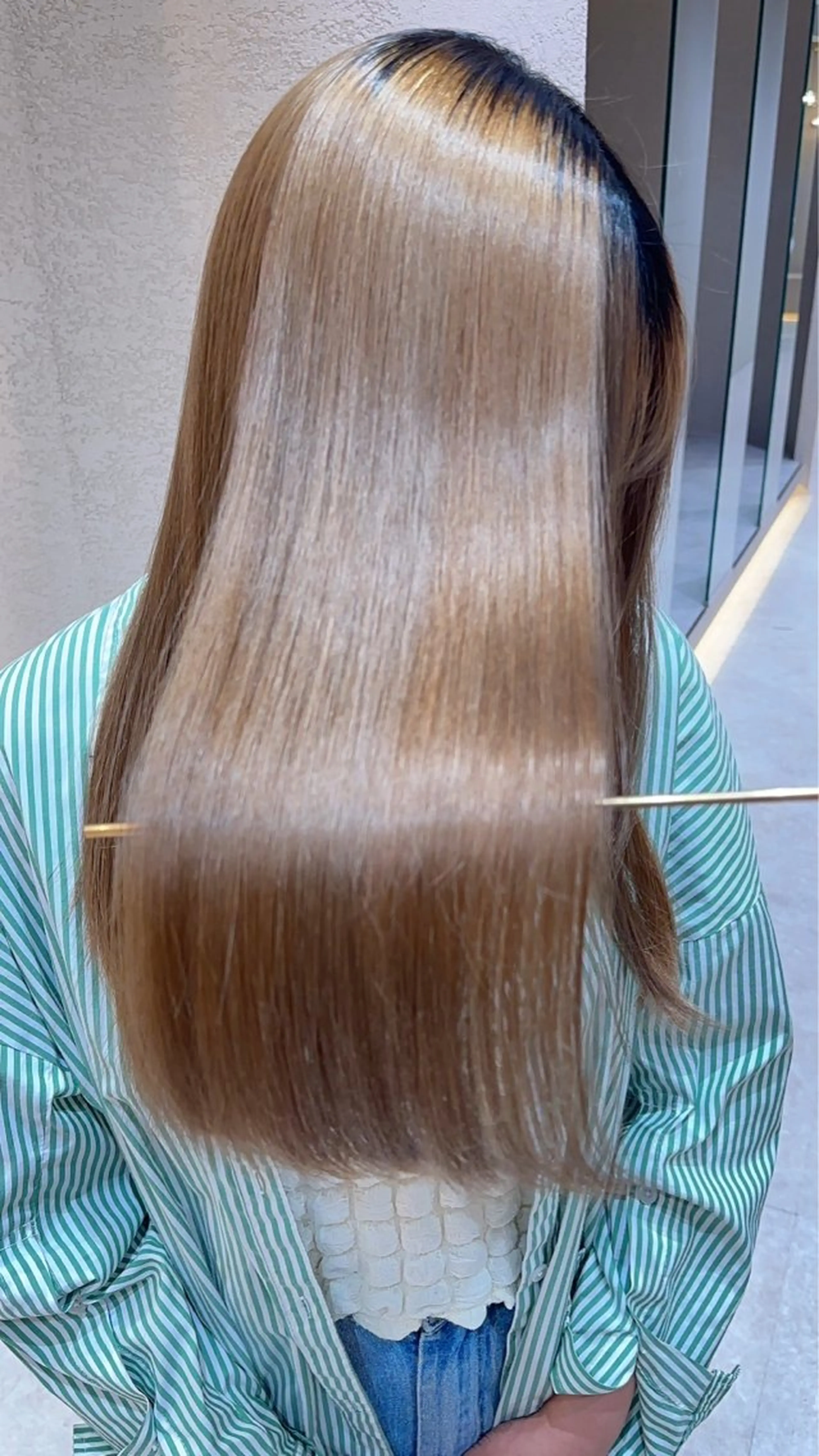 ロング 縮毛矯正 🩵縮毛矯正・ボブ 岩原朋也🩵のヘアスタイル