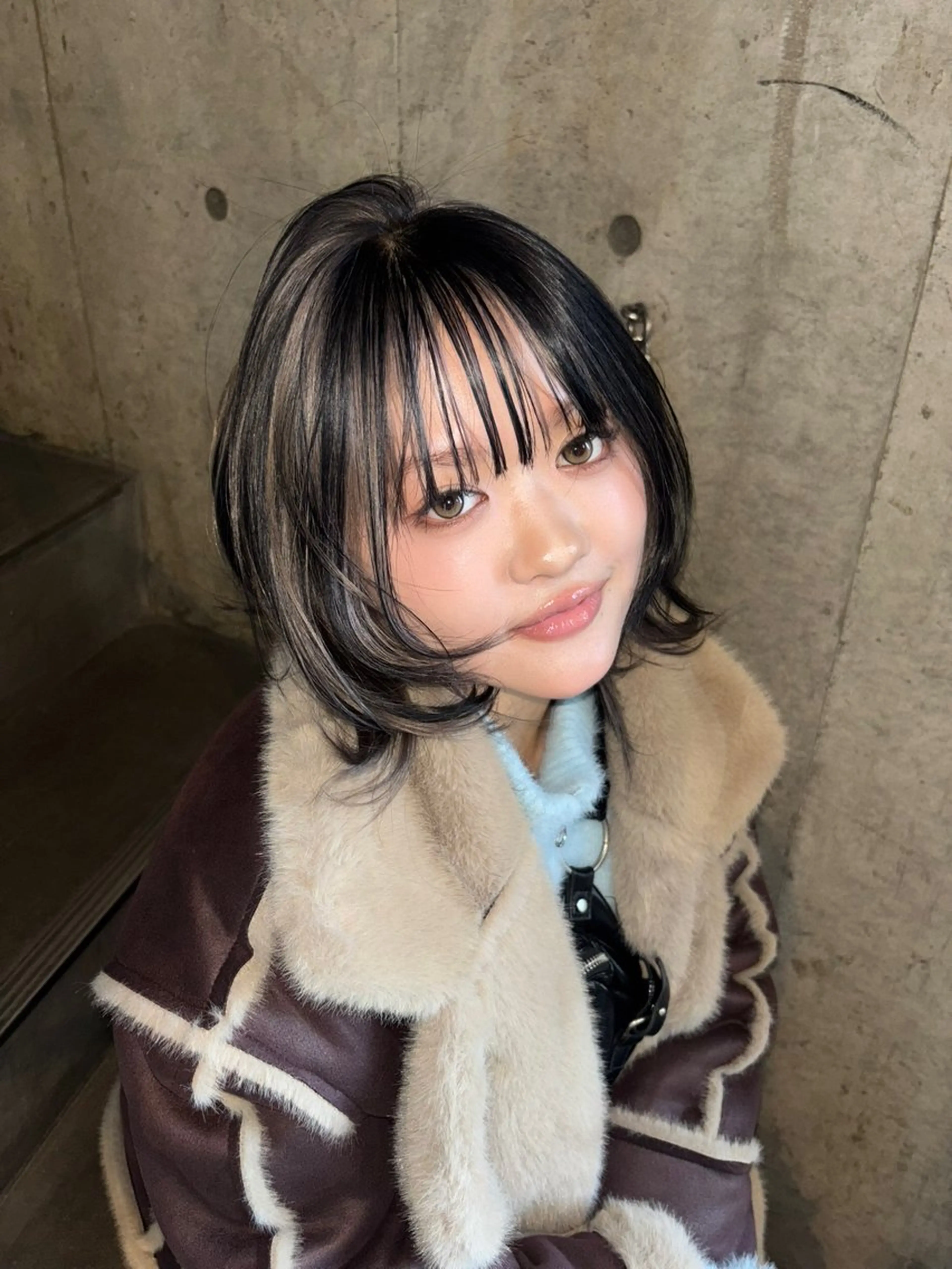 ミディアム カラー カット ヘアカラー RiSA ★のヘアスタイル