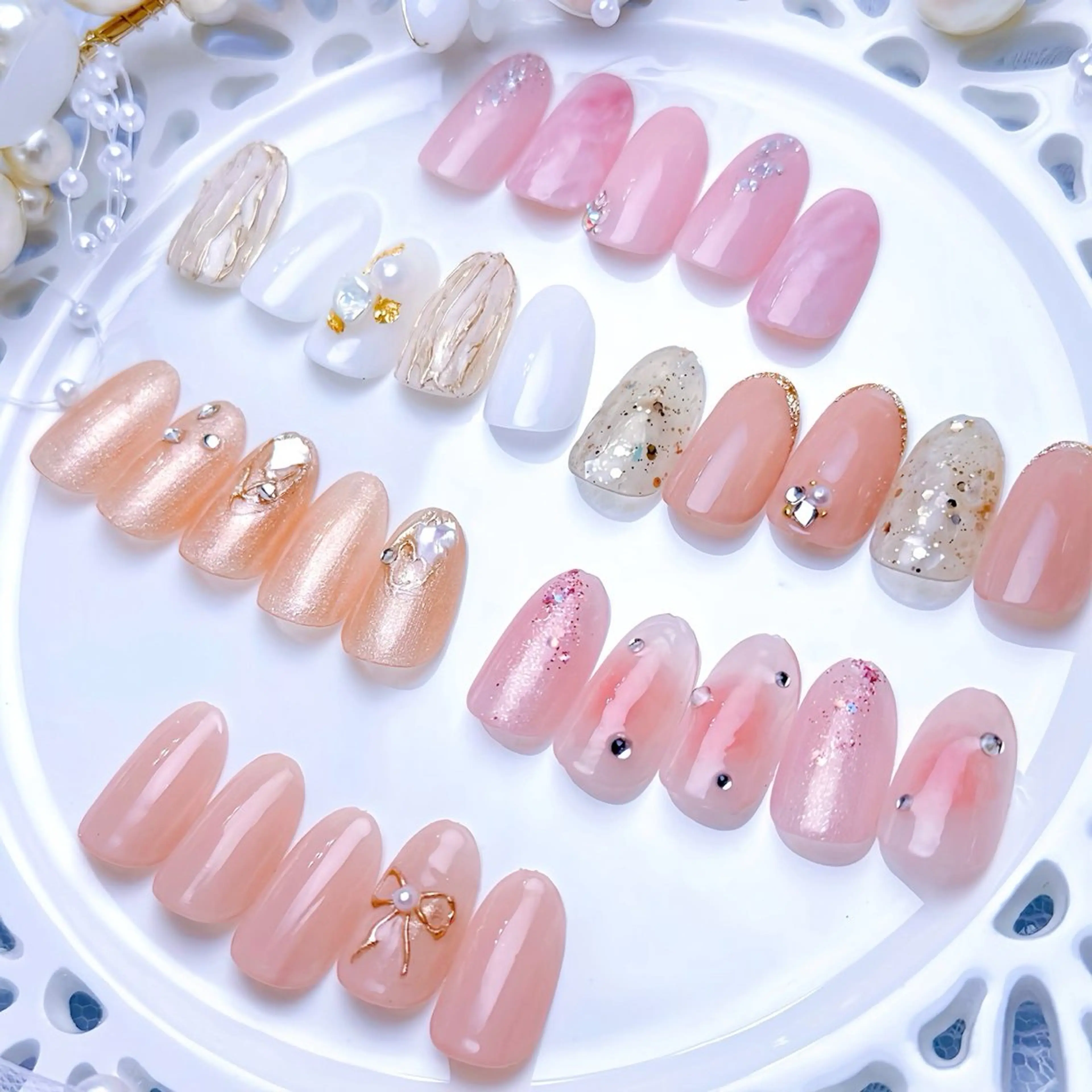 ネイル 𝑬𝑹𝑰𝑲𝑨 𓂃🎀𓈒𓏸のネイルデザイン