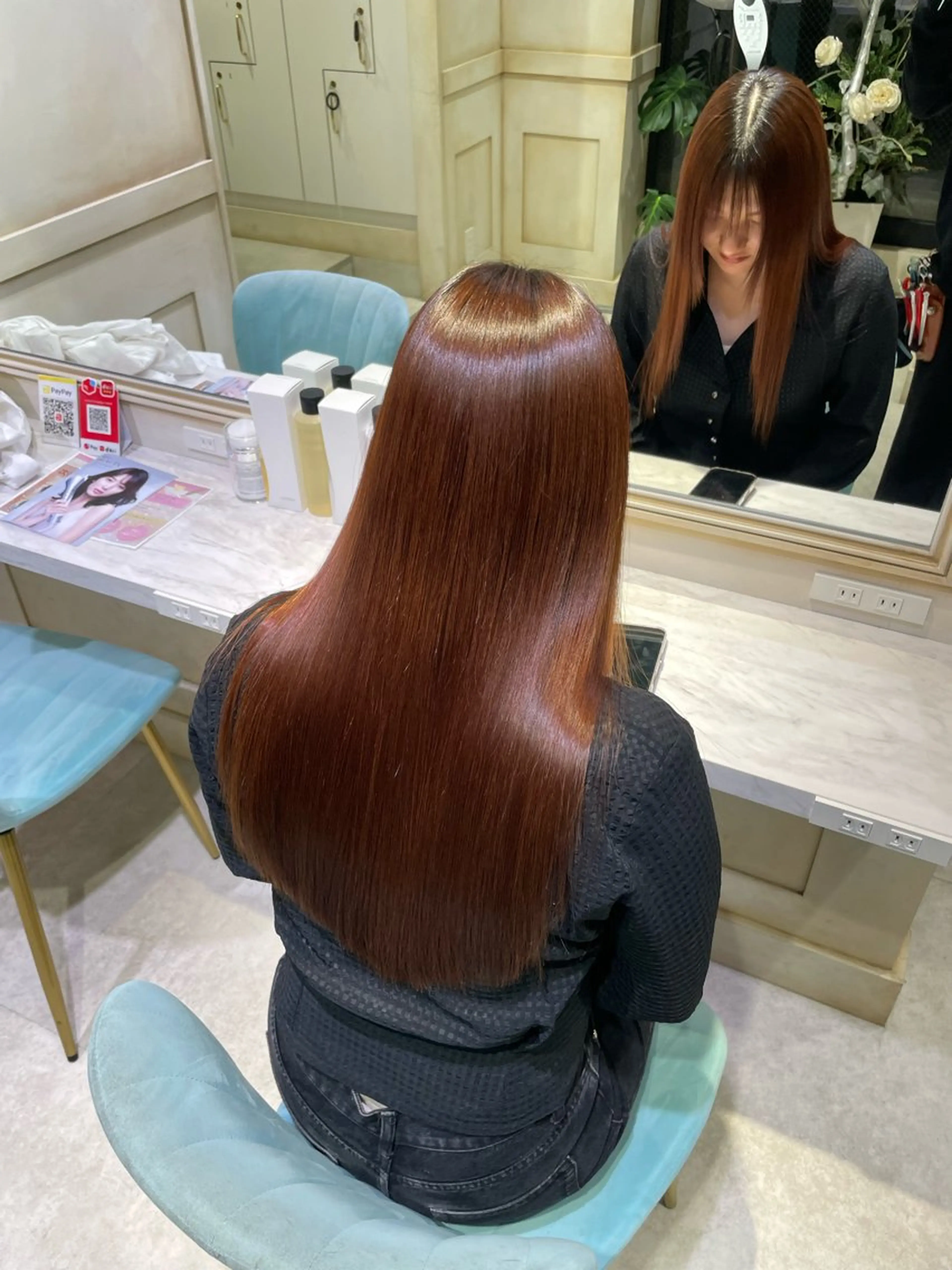 ロング カット ヘアカラー トリートメント 🟠髪質改善縮毛矯正 YUTO🟠のヘアスタイル