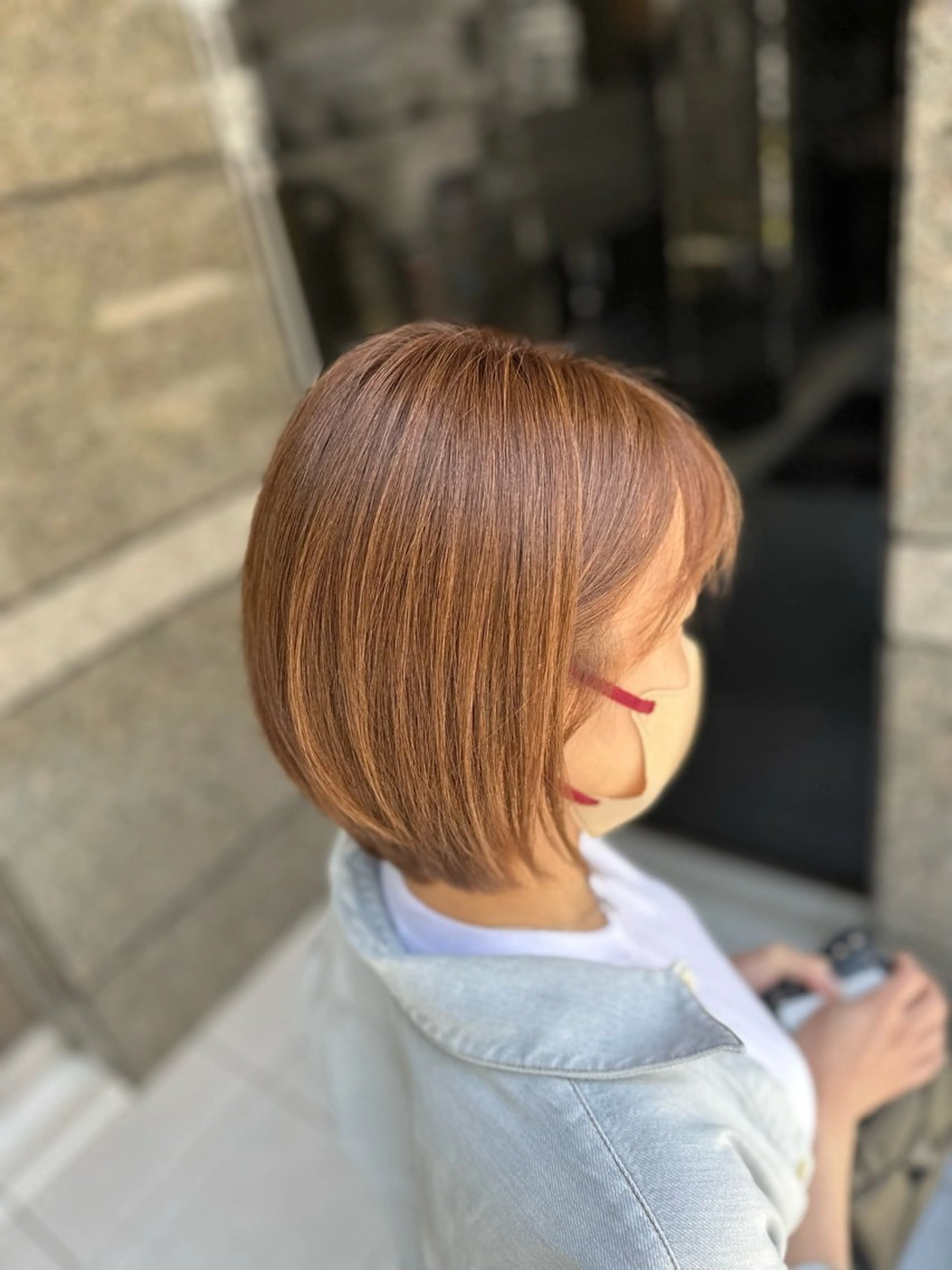 ショート カラー 艶髪/髪質改善/ ホンダリコのヘアスタイル