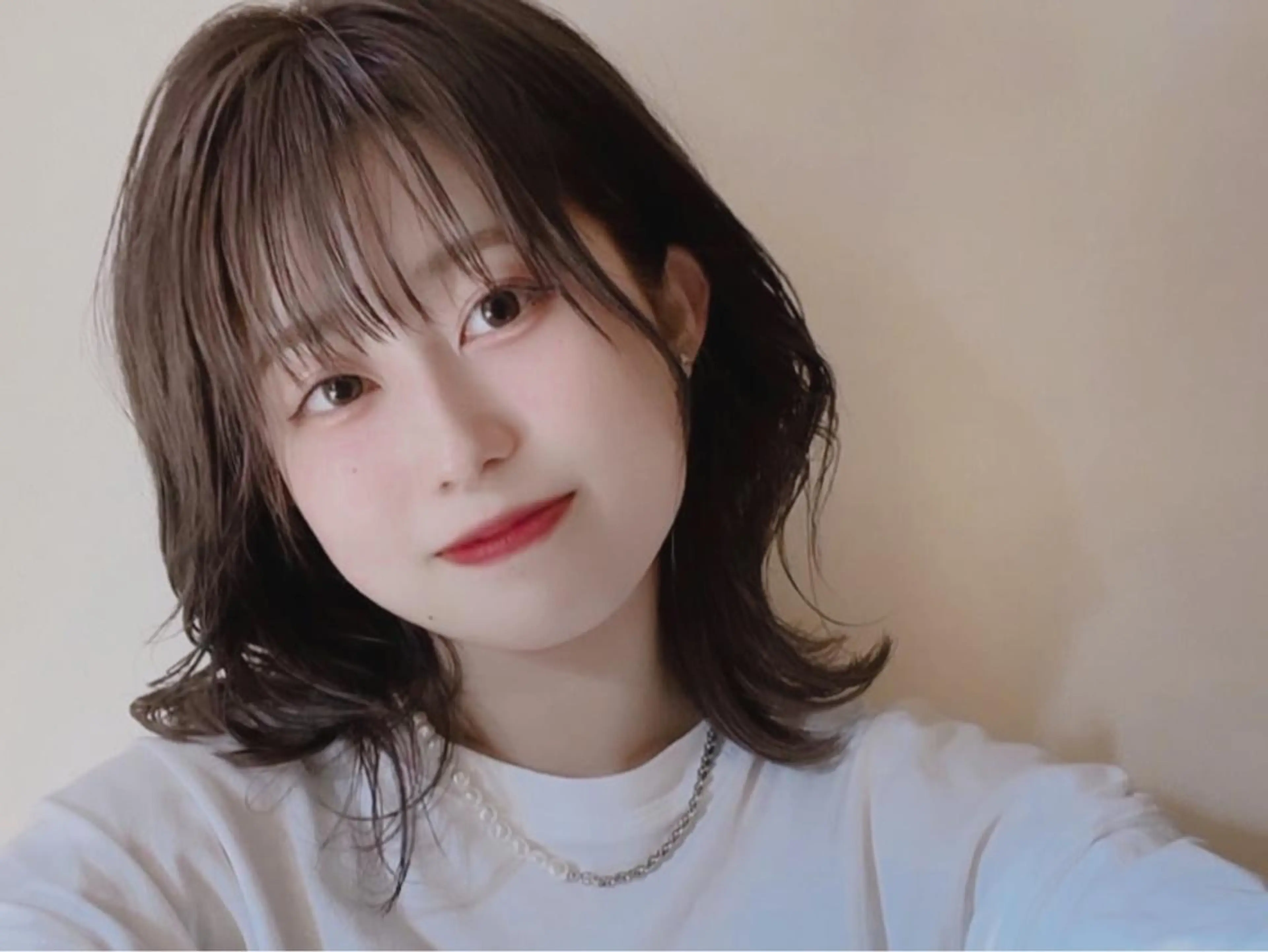 ミディアム オルチャンヘア 1席のみの 美容室IKKIのヘアスタイル