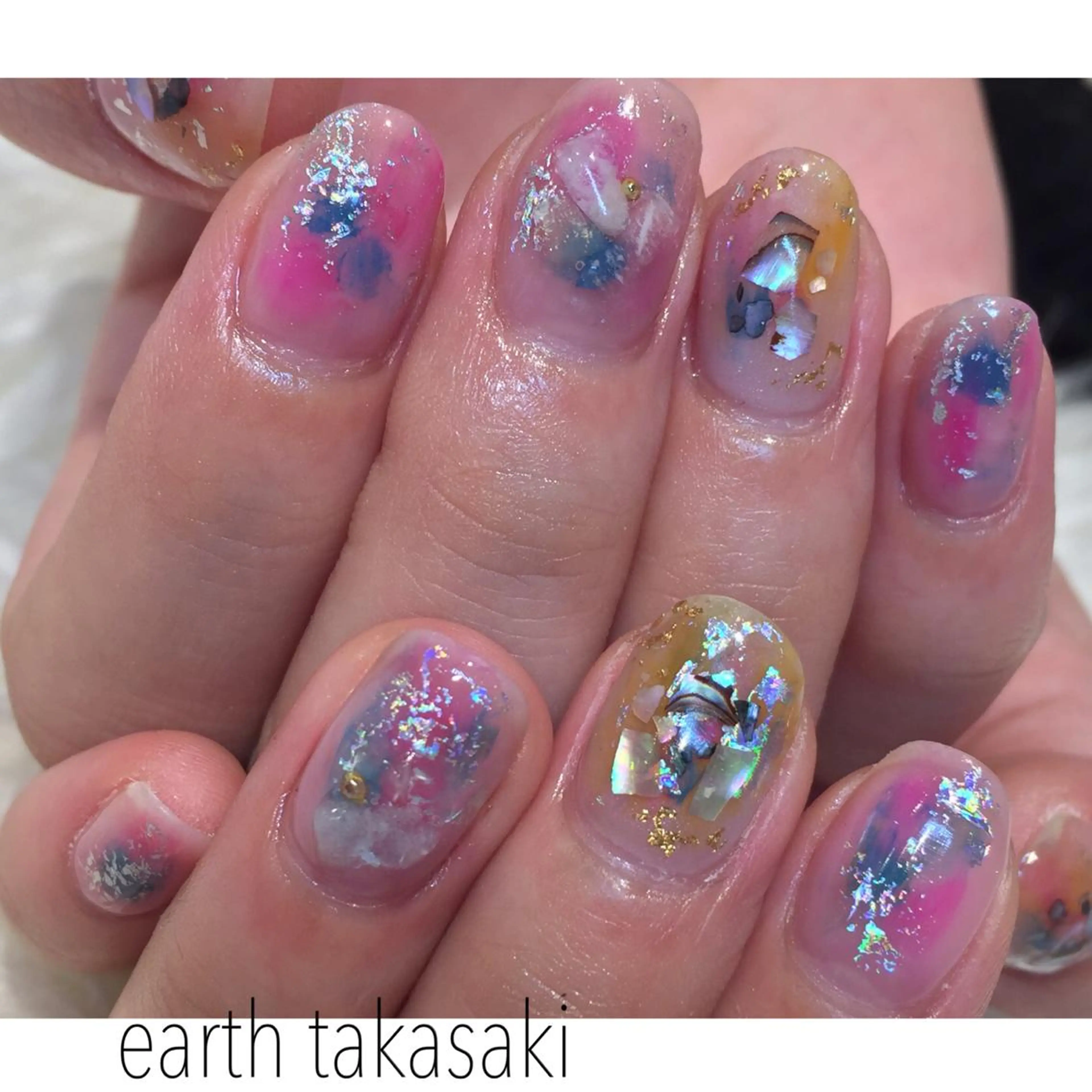 ネイル ニュアンスネイル EARTH nanaのネイルデザイン