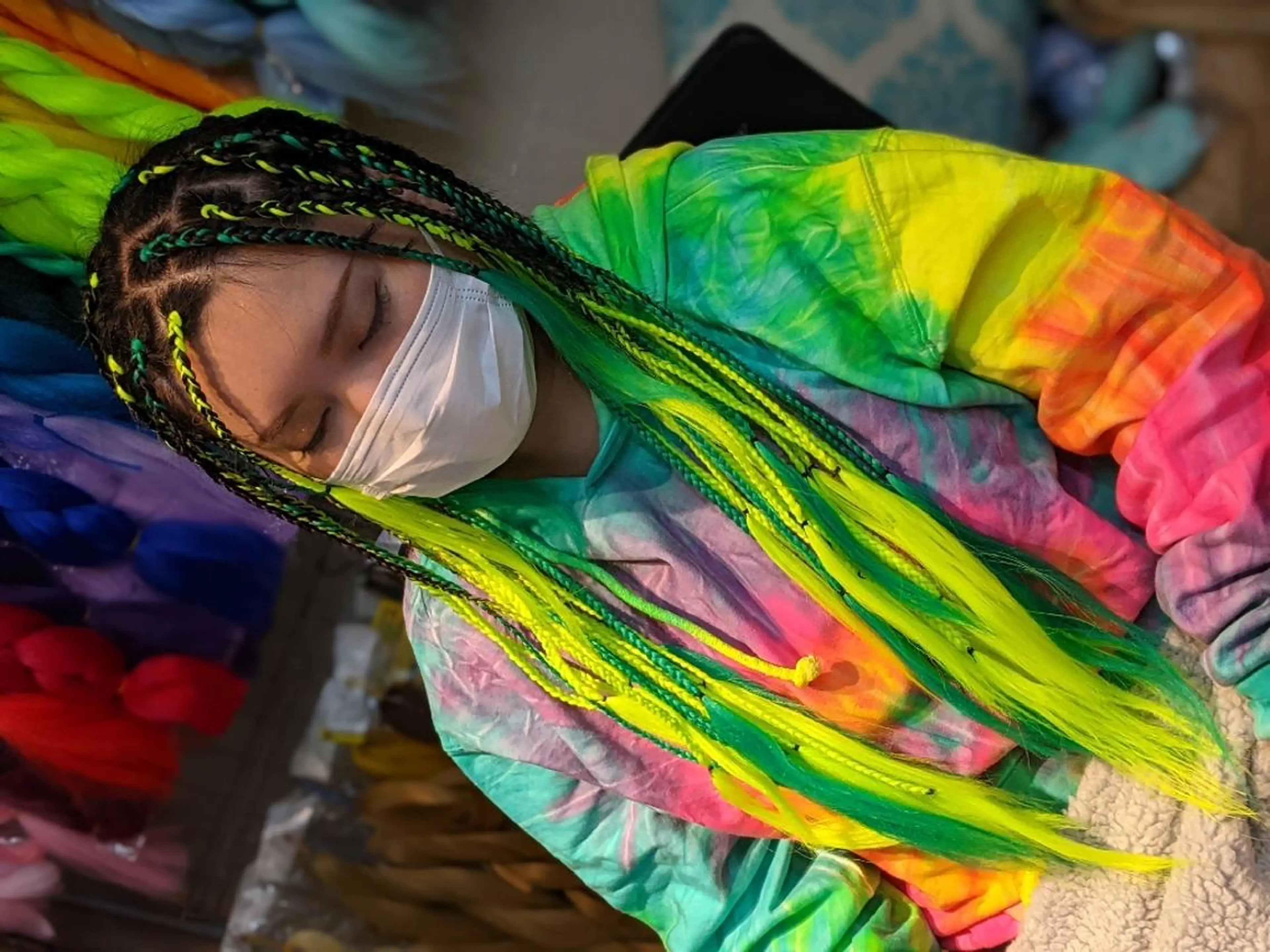 ロング ロング エクステ scamp ★のヘアスタイル