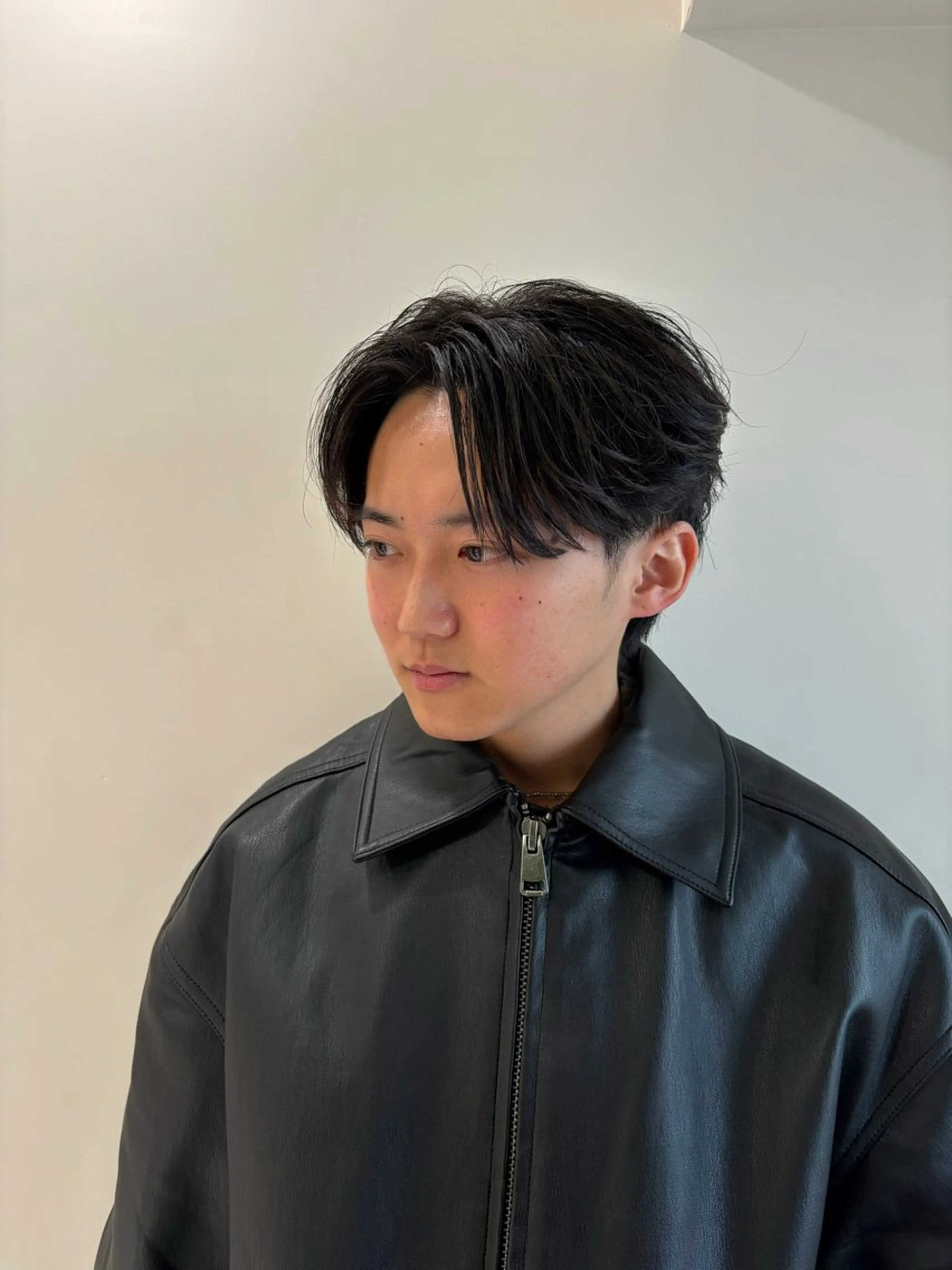 ショート カラー パーマ メンズ [渋谷美容師] 玲弥のヘアスタイル