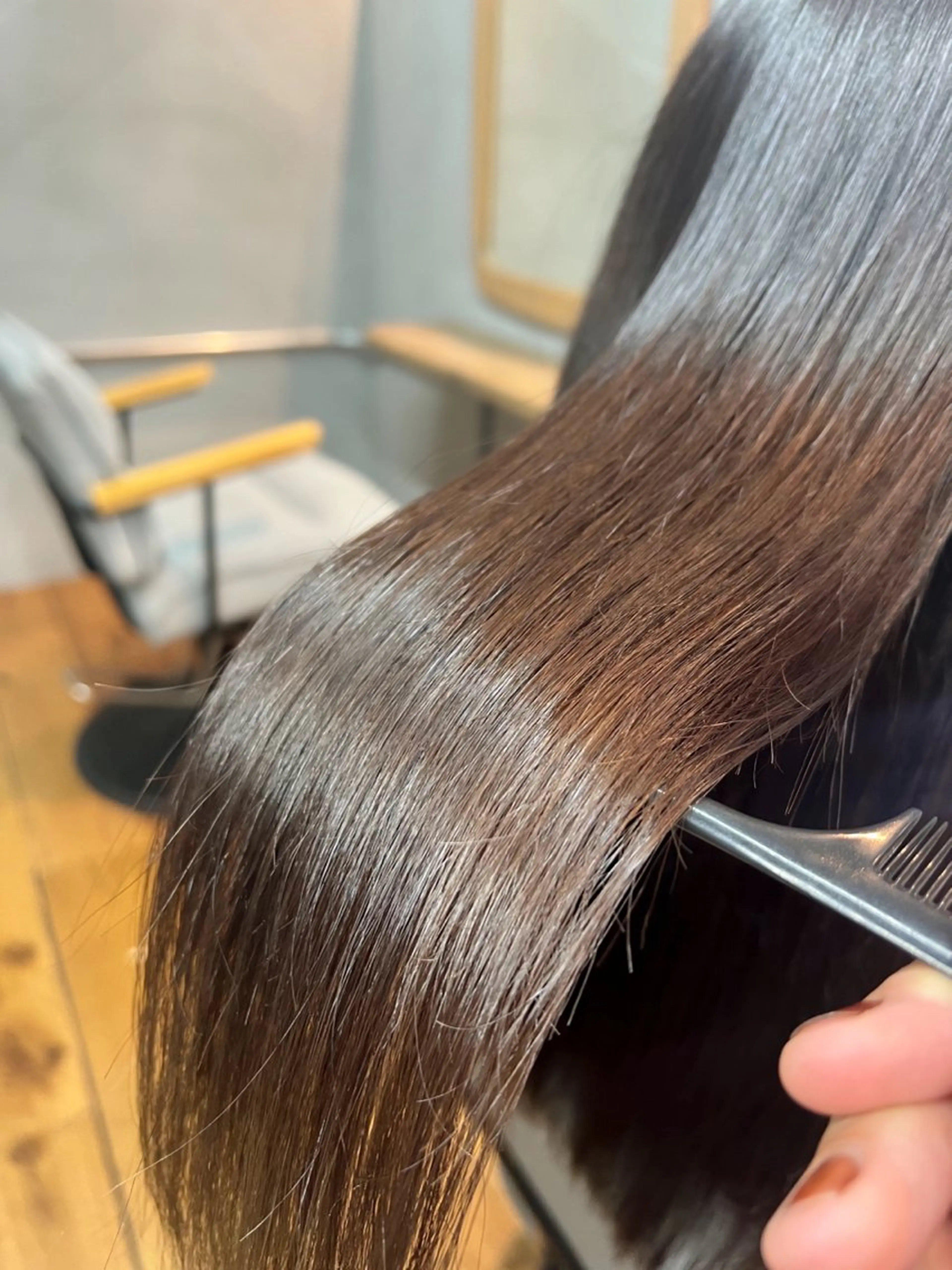 ロング トリートメント ✨ハイトーン✨透明感 ✨生神　優季のヘアスタイル