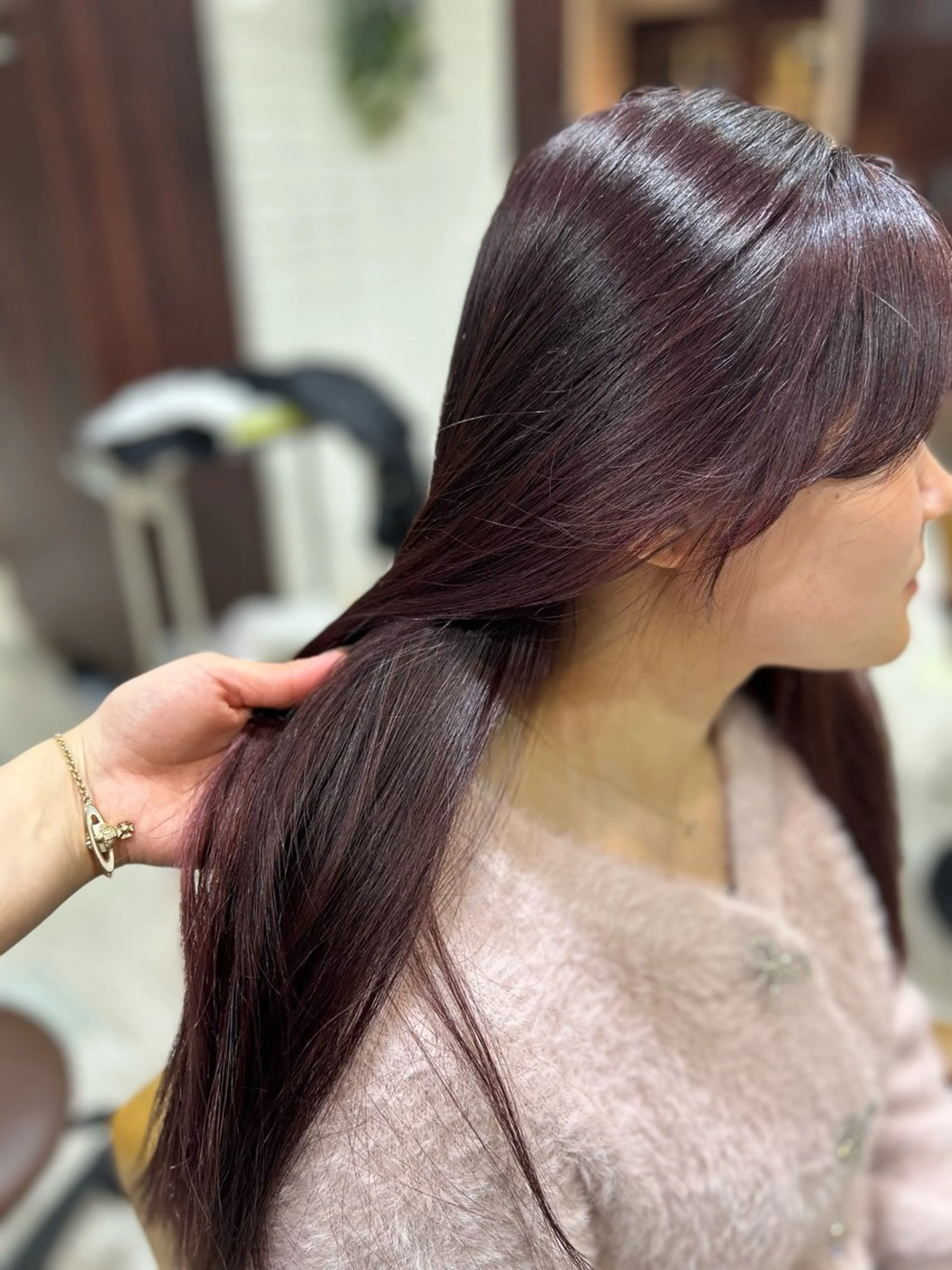 カット ヘアカラー ピンク/艶感カラー / AIRI🎀🎀のヘアスタイル