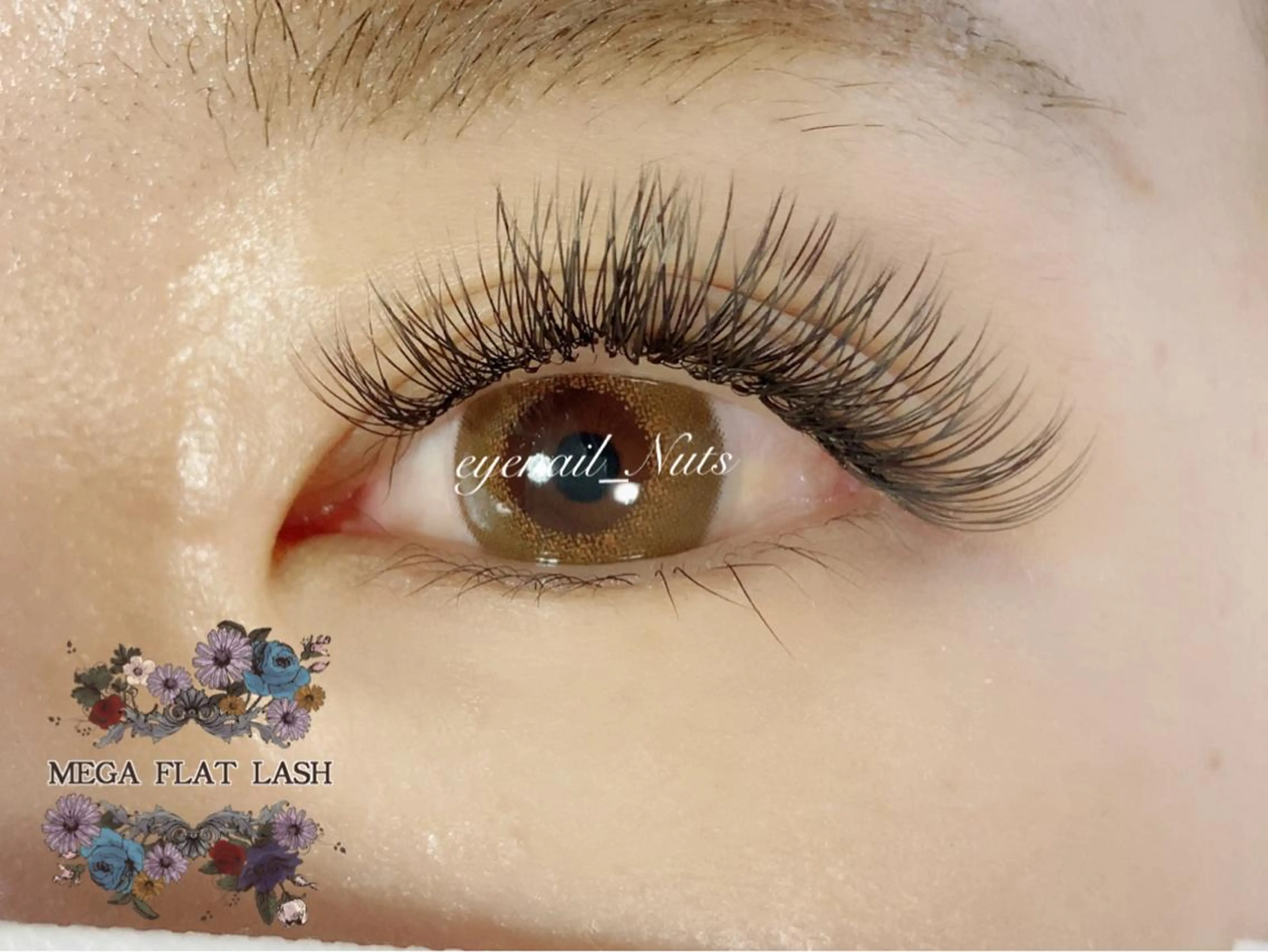 マツエク・マツパ フラットラッシュ ナチュラル 土居 夏美/束感マツエクのマツエク・マツパデザイン