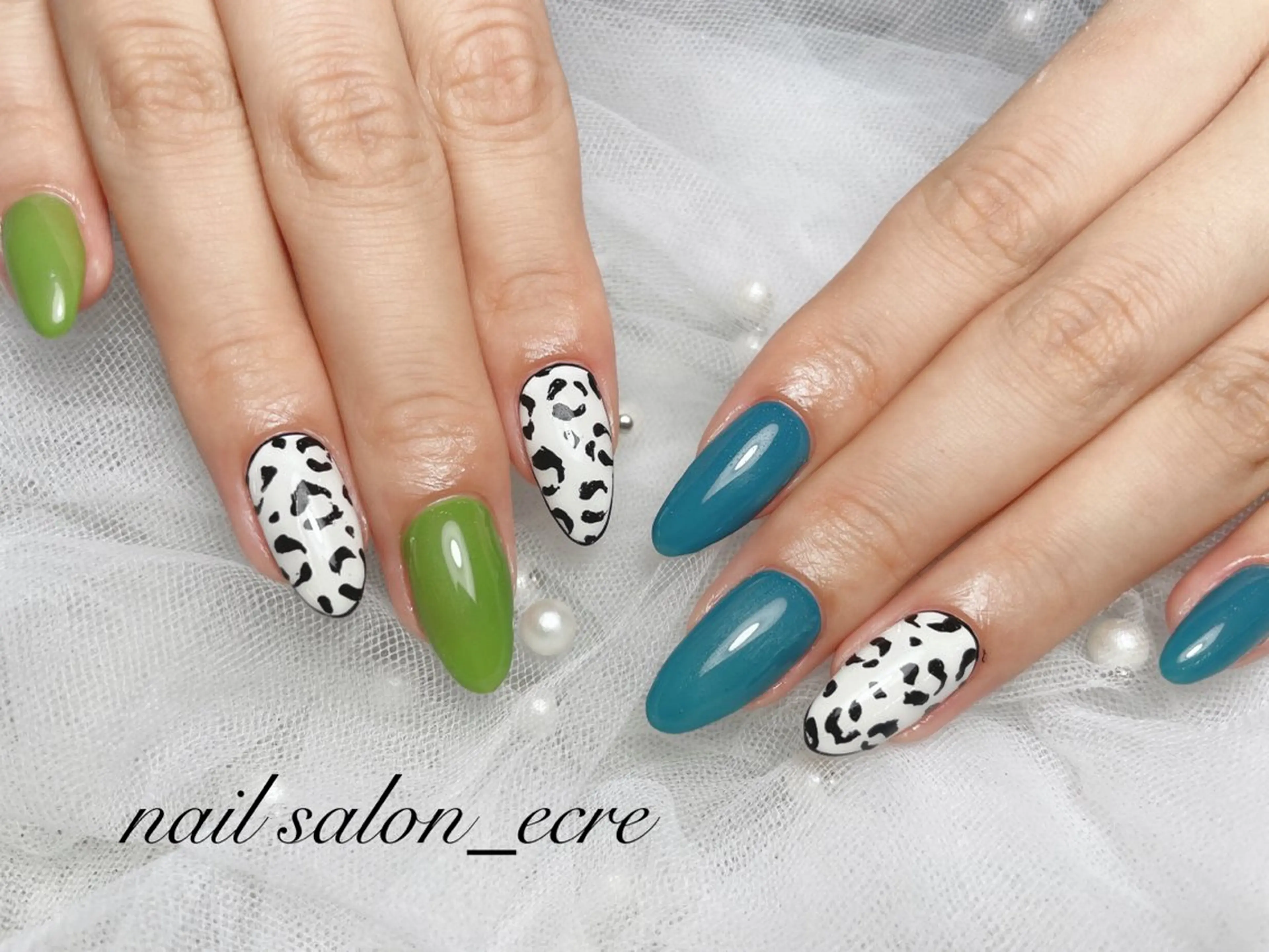 ネイル アニマル柄 nail salon _ecre_のネイルデザイン