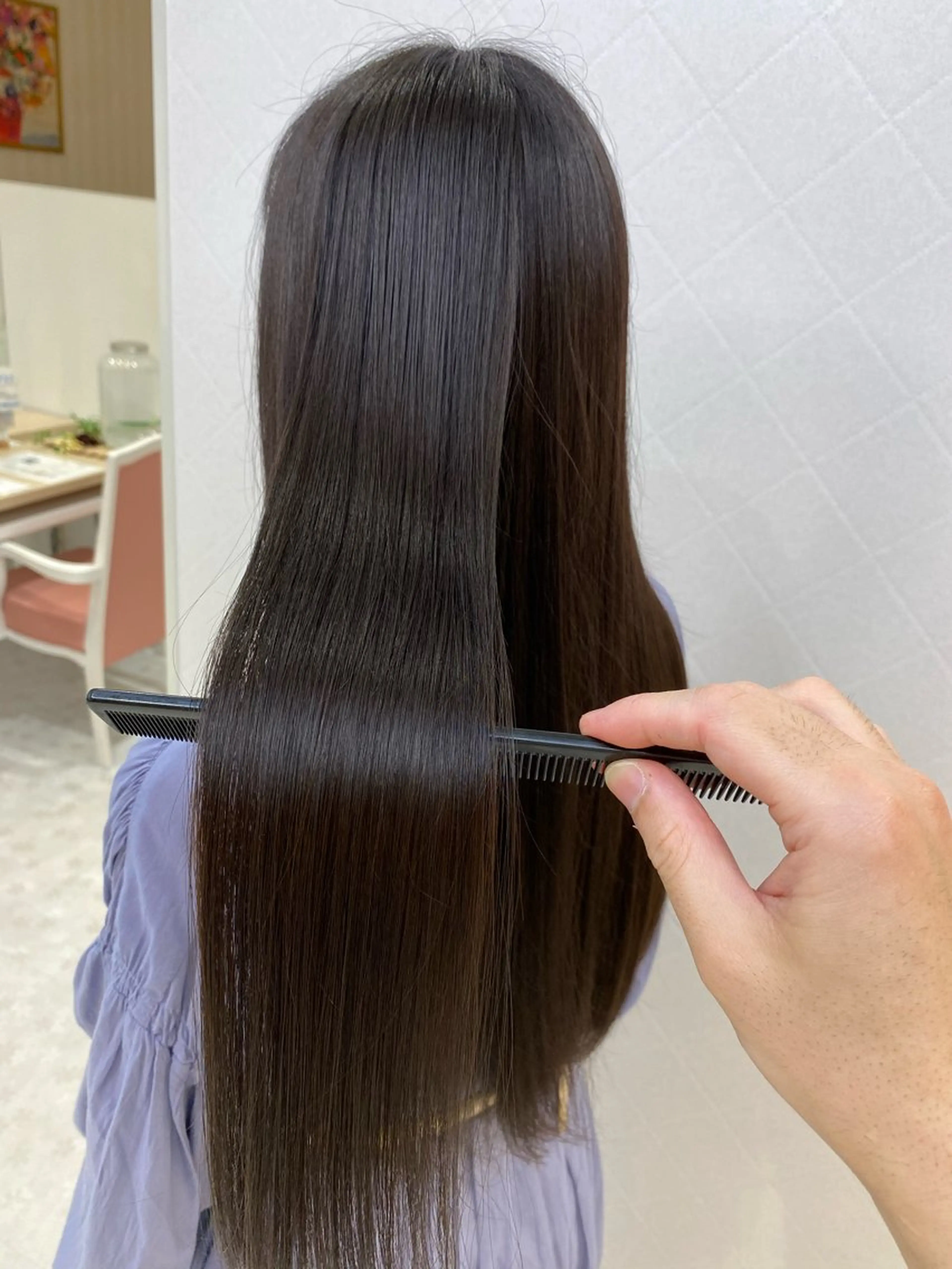 ロング 縮毛矯正/ 髪質改善 /ショート 圍 崇行のヘアスタイル