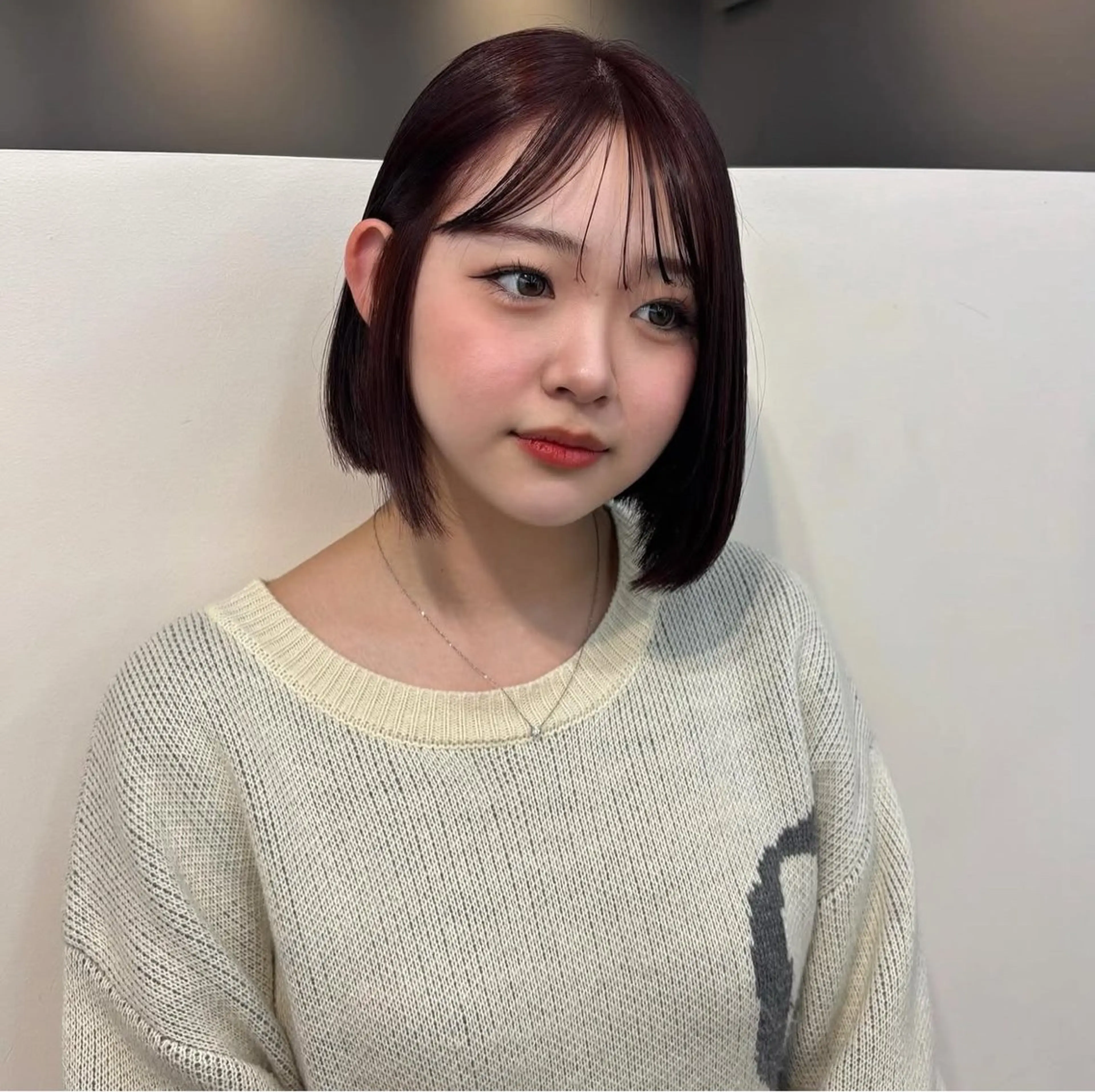 ショート カラー 前髪カット/韓国/ モモカ🎀のヘアスタイル