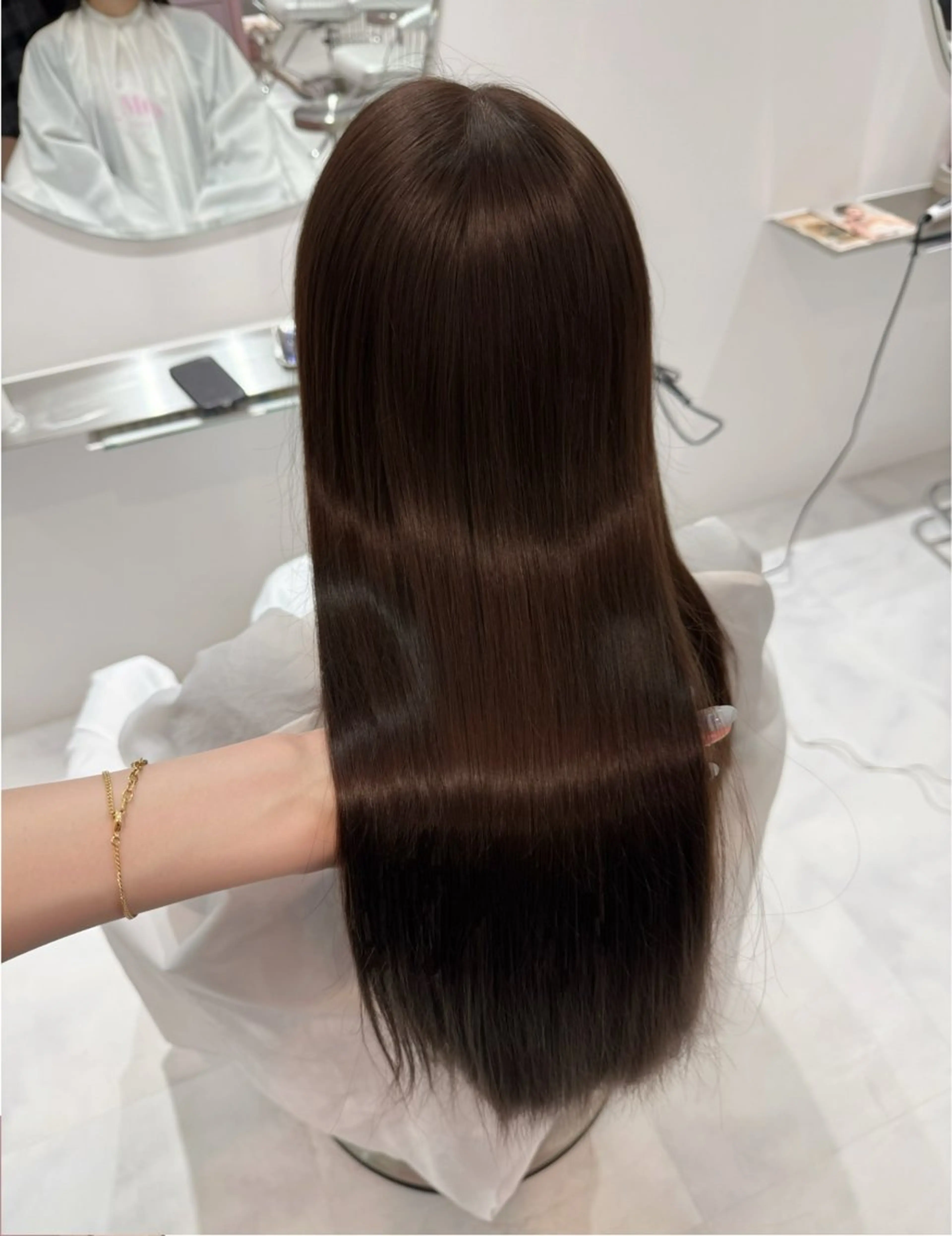 ロング カラー 林 みやびのヘアスタイル