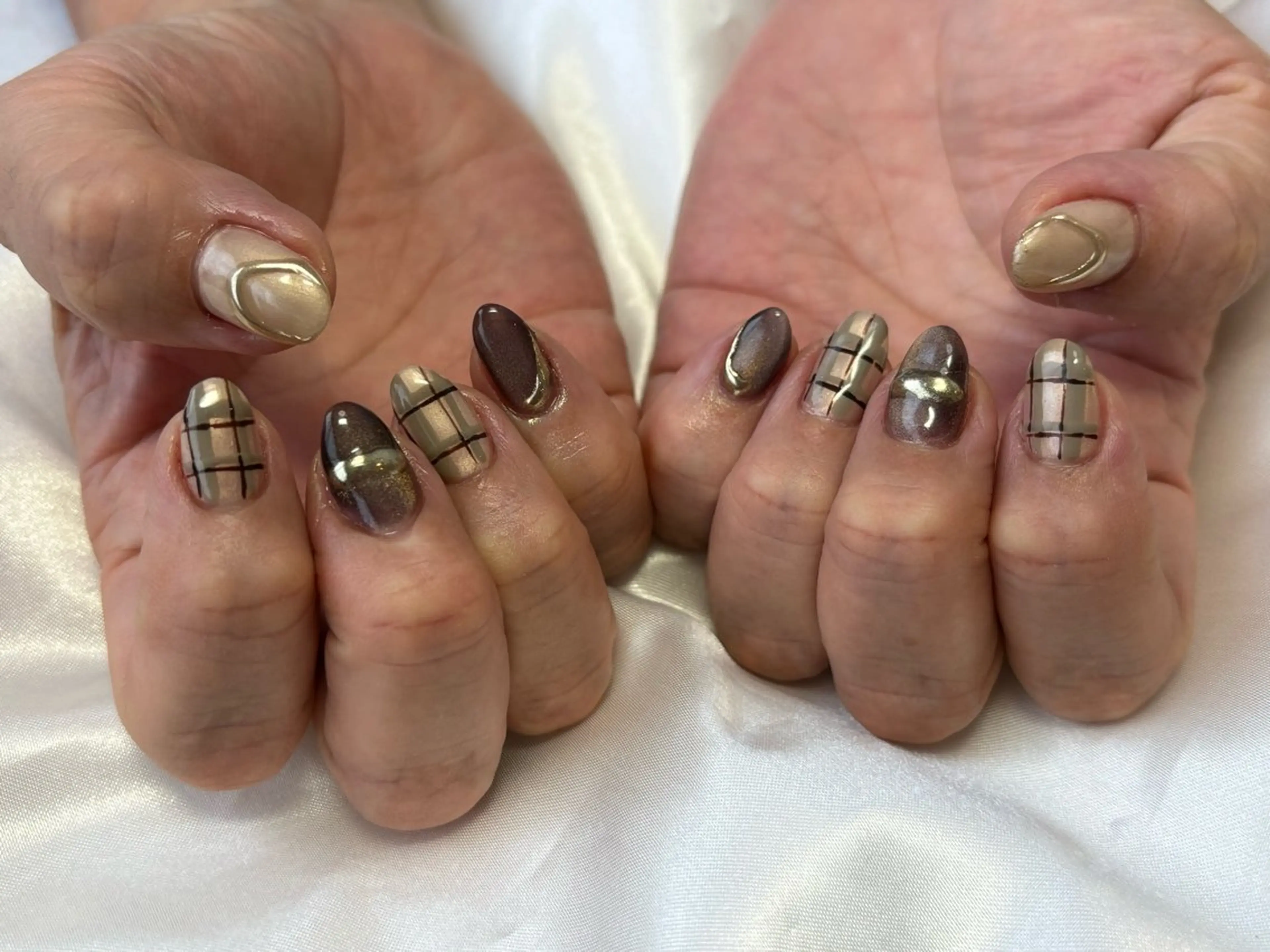 ネイル マグネットネイル ハンドネイル nail ayacaのネイルデザイン