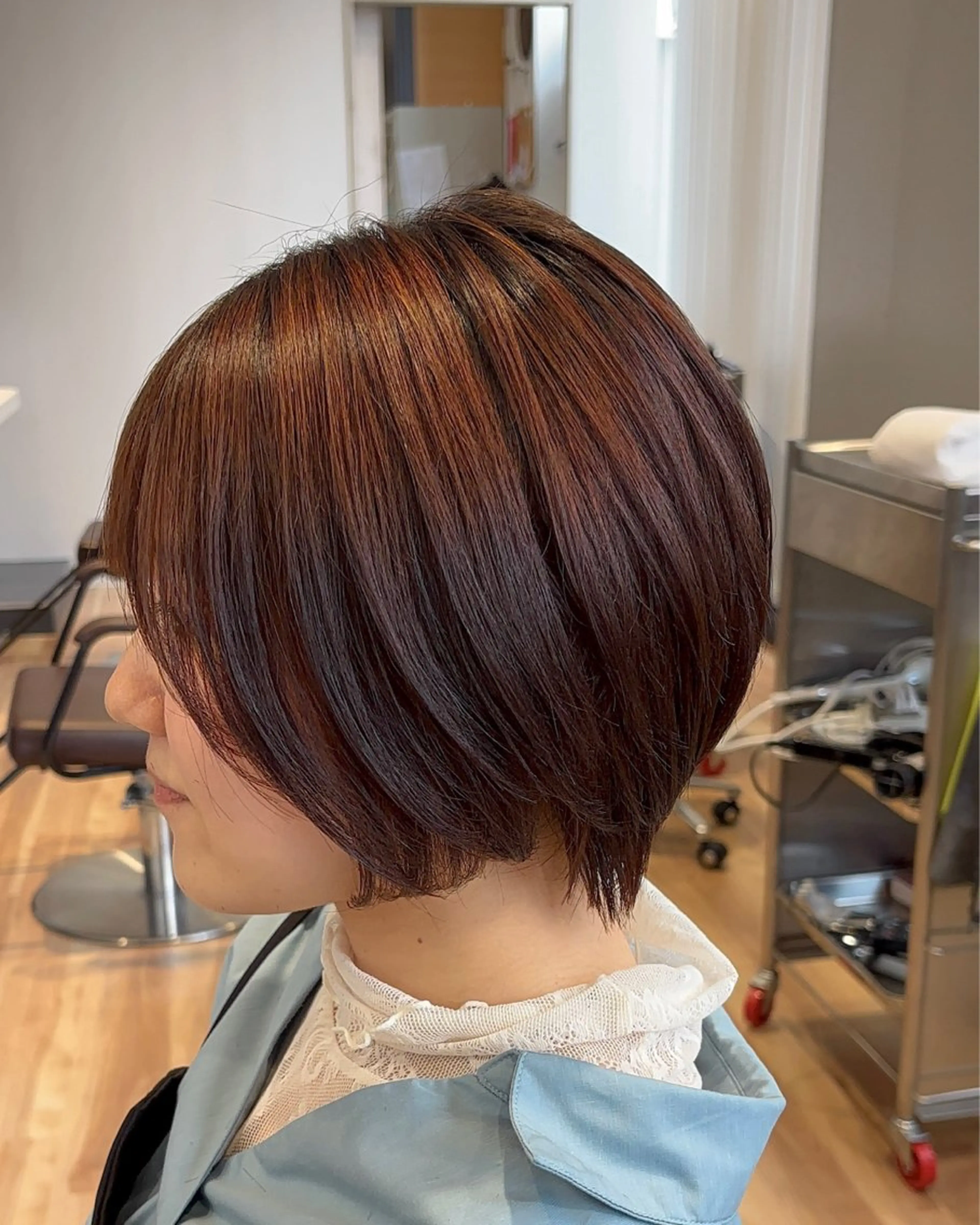 ショート ショートボブ ボブ ショートヘア カット ヘアカラー STYLE エキシティ店所属・杉原魁/髪質改善/ 似合わせパーマのヘアスタイル