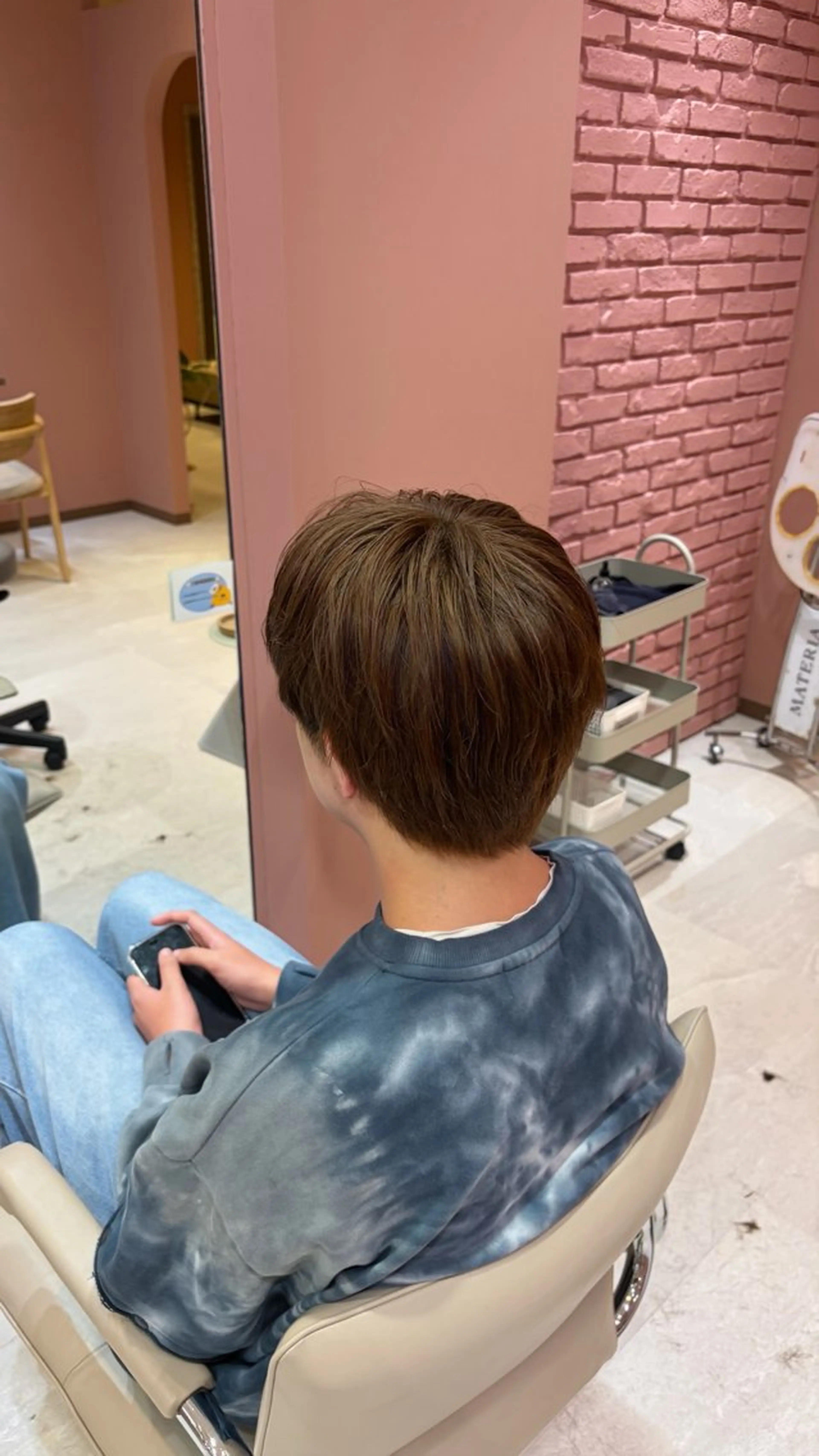 ショート カラー メンズ 聖菜/ hina /レイヤー/艶カラーのヘアスタイル