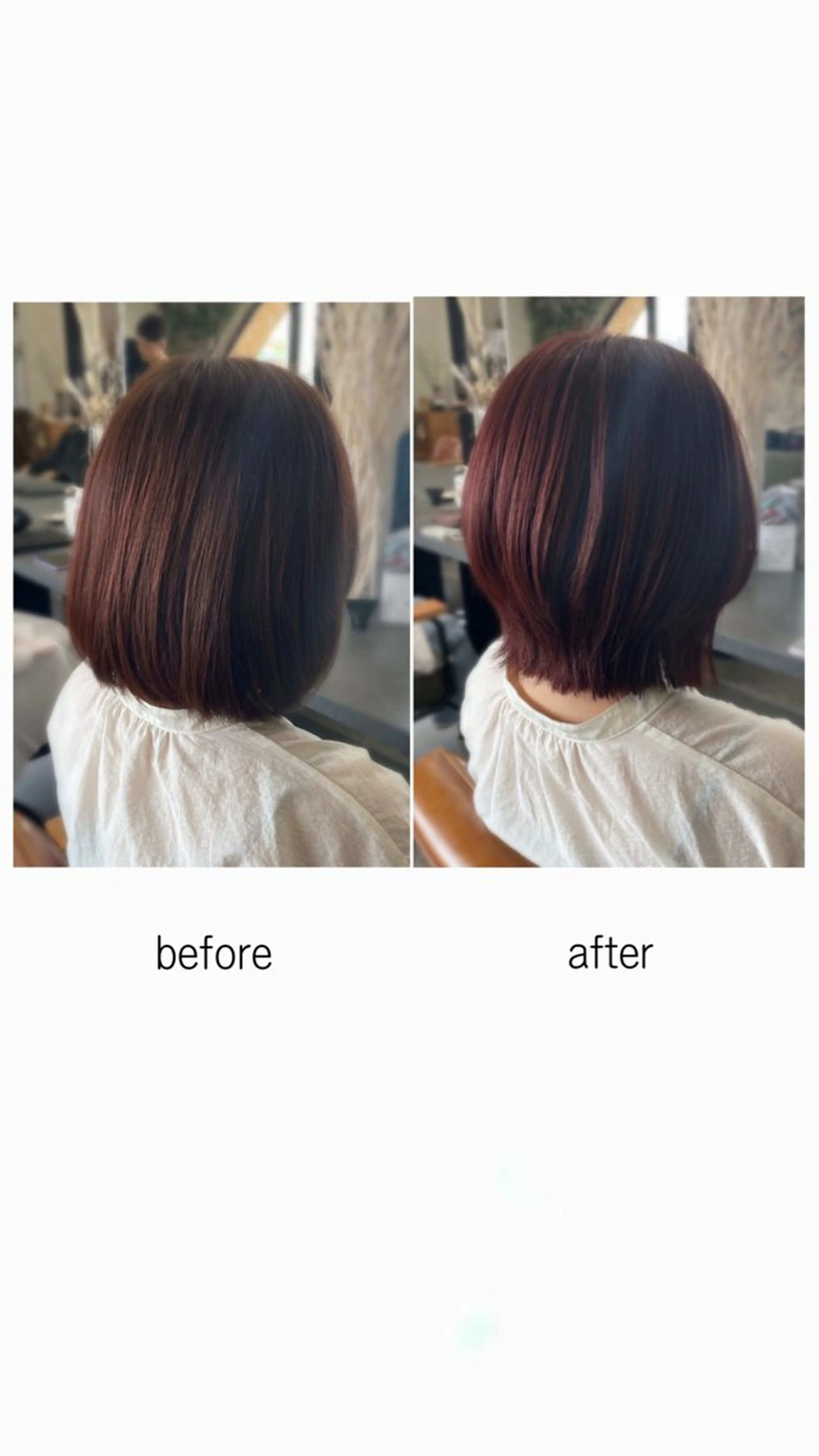 カラー nico麻生 加賀谷 すみれのヘアスタイル