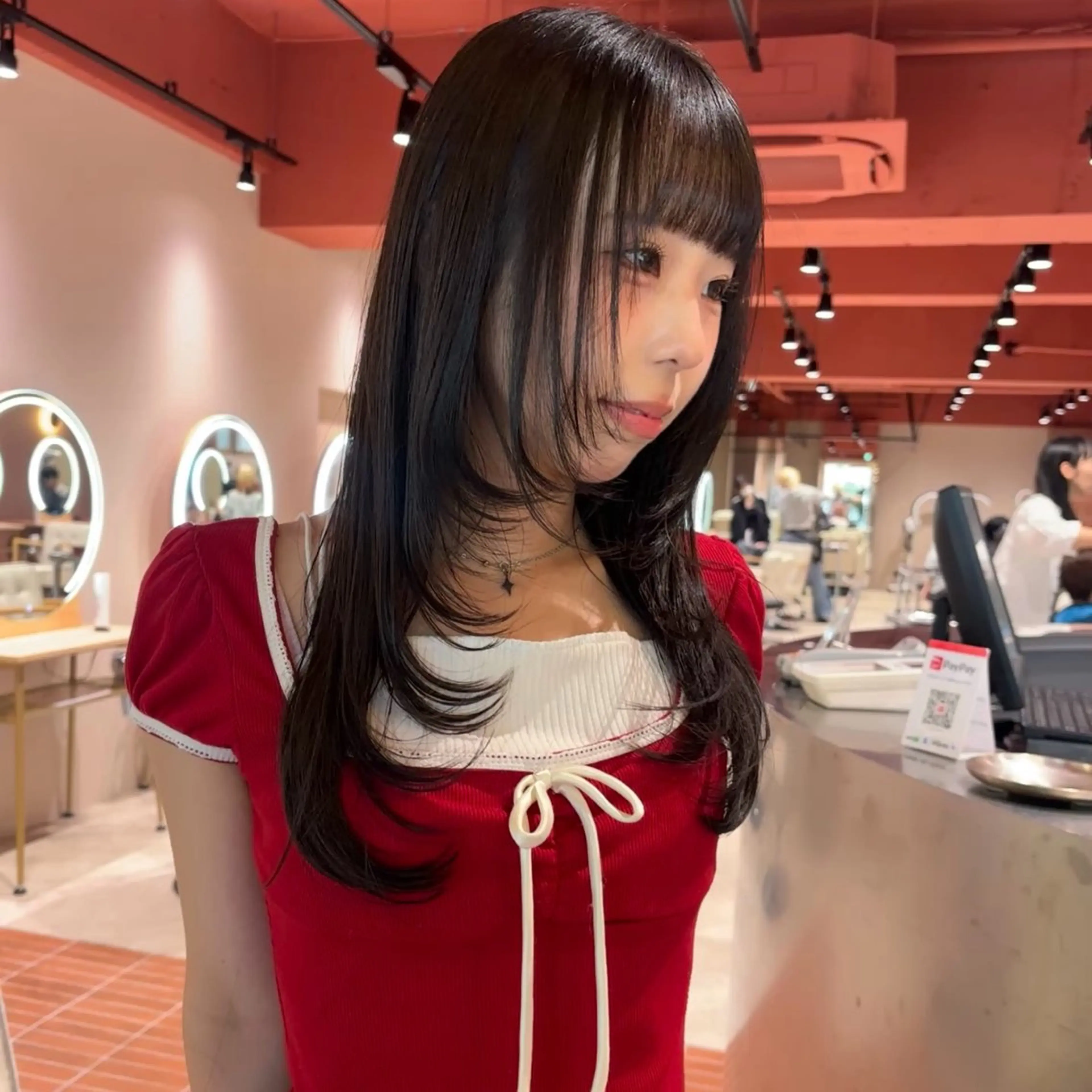 セミロング 髪質改善 カット レイヤー/ボブ /メンズ🪩KAYOのヘアスタイル