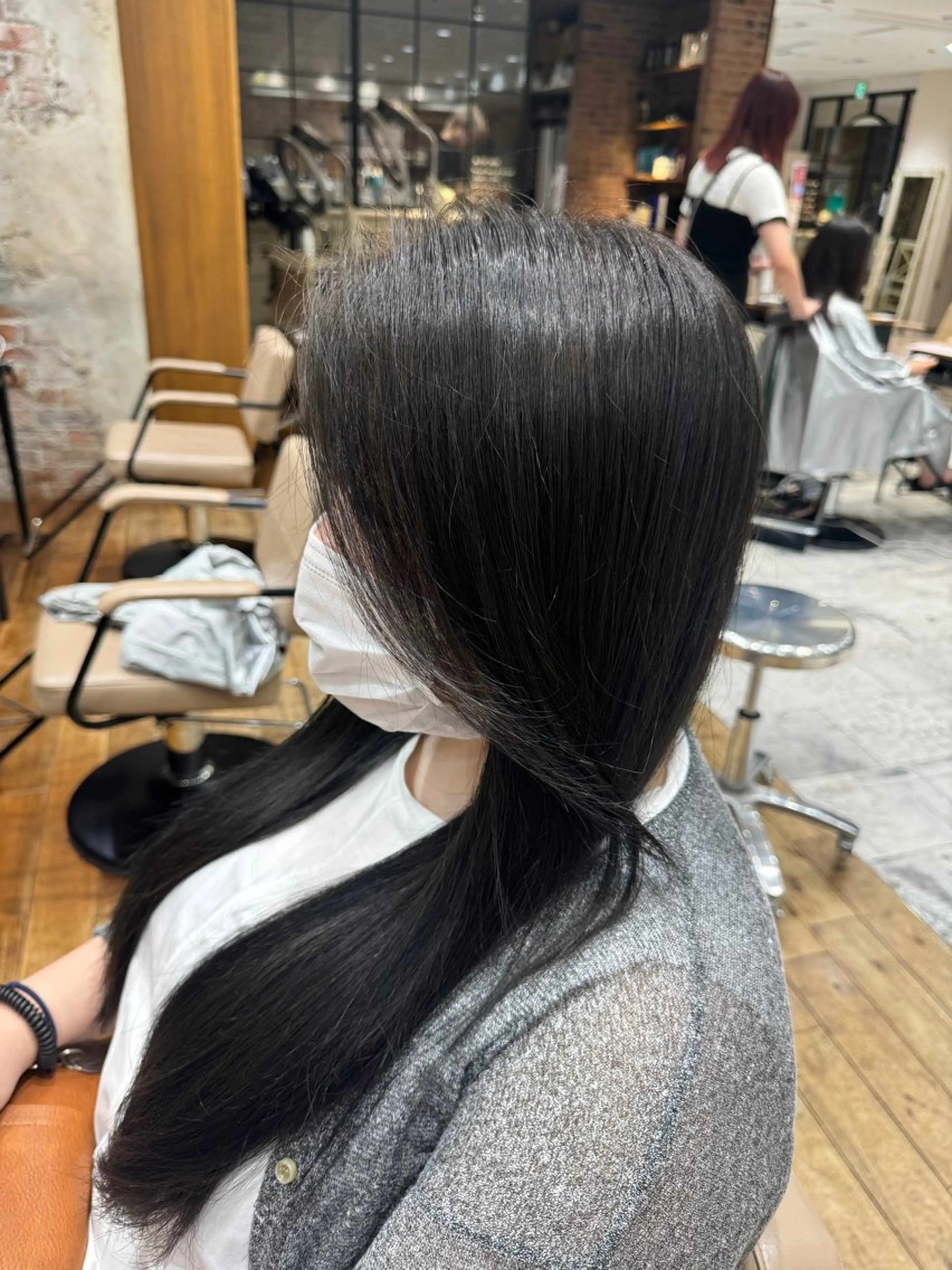 ロング カラー 新宿／透明感カラー/ 髪質改善/早野大空のヘアスタイル