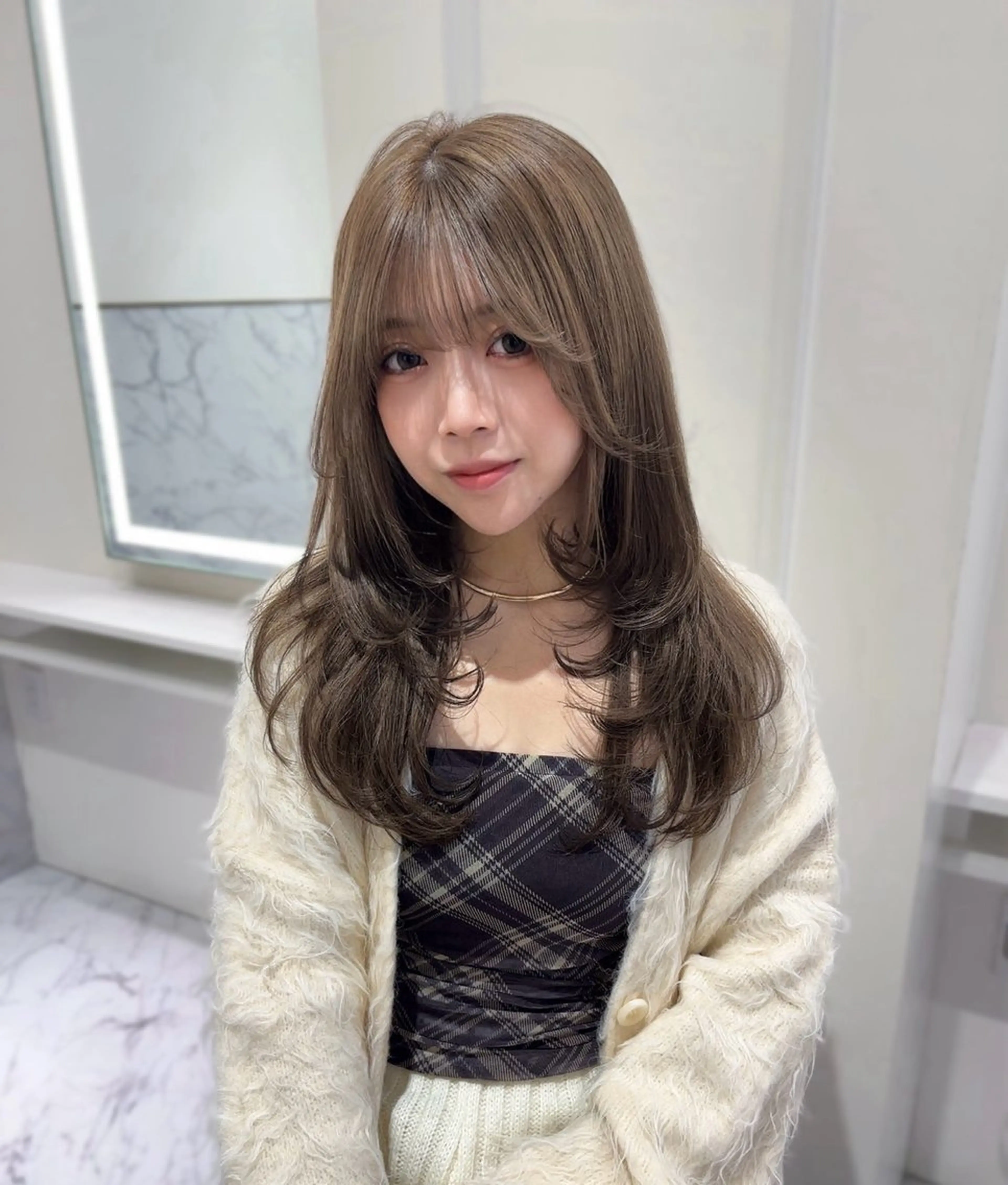 ロング カラー カット ヘアカラー ParveMix / 山本 玲南🫧🪽のヘアスタイル