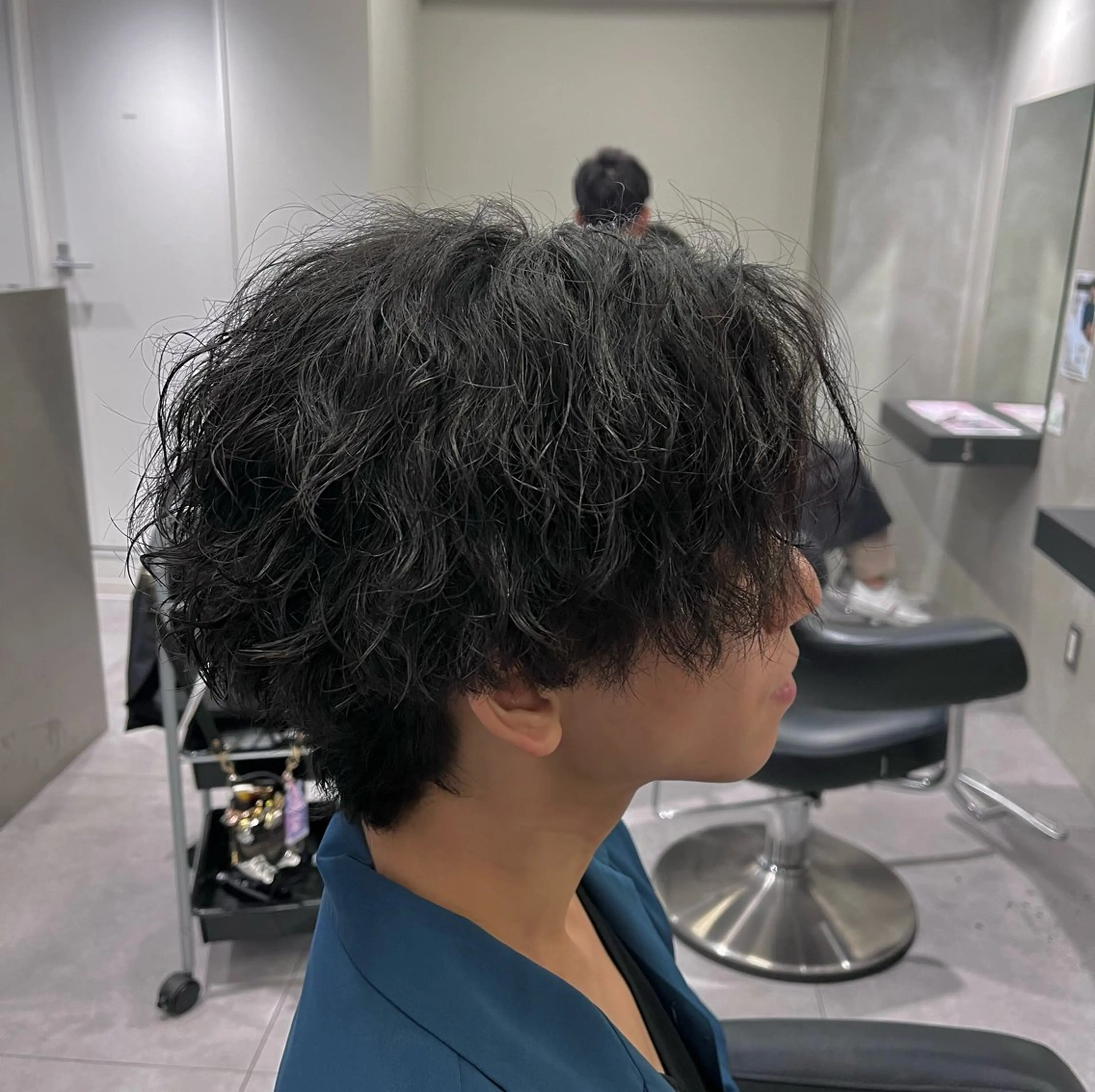 パーマ メンズ カット パーマ 波巻きパーマ /メンズ専門/そらのヘアスタイル