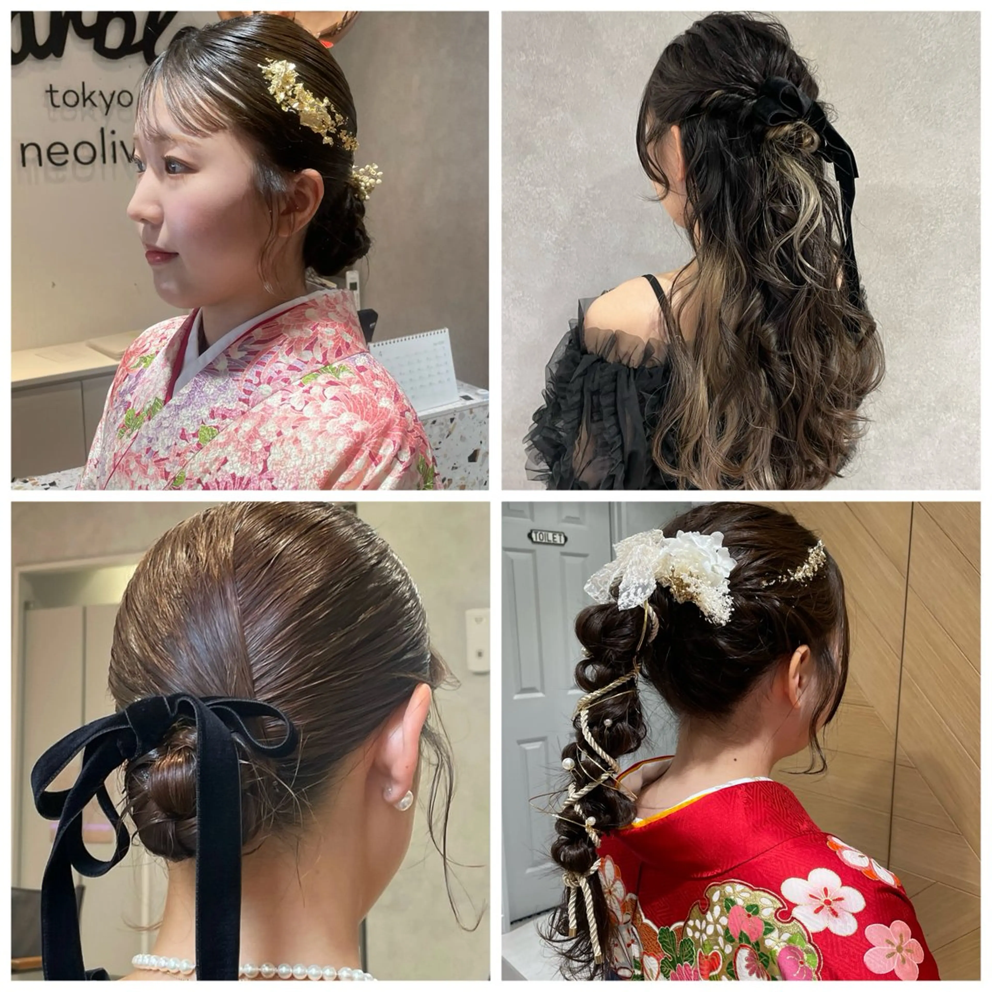 ヘアアレンジ ヘアセット yumemiレイヤー ‎✴︎ 透明感カラーのヘアスタイル