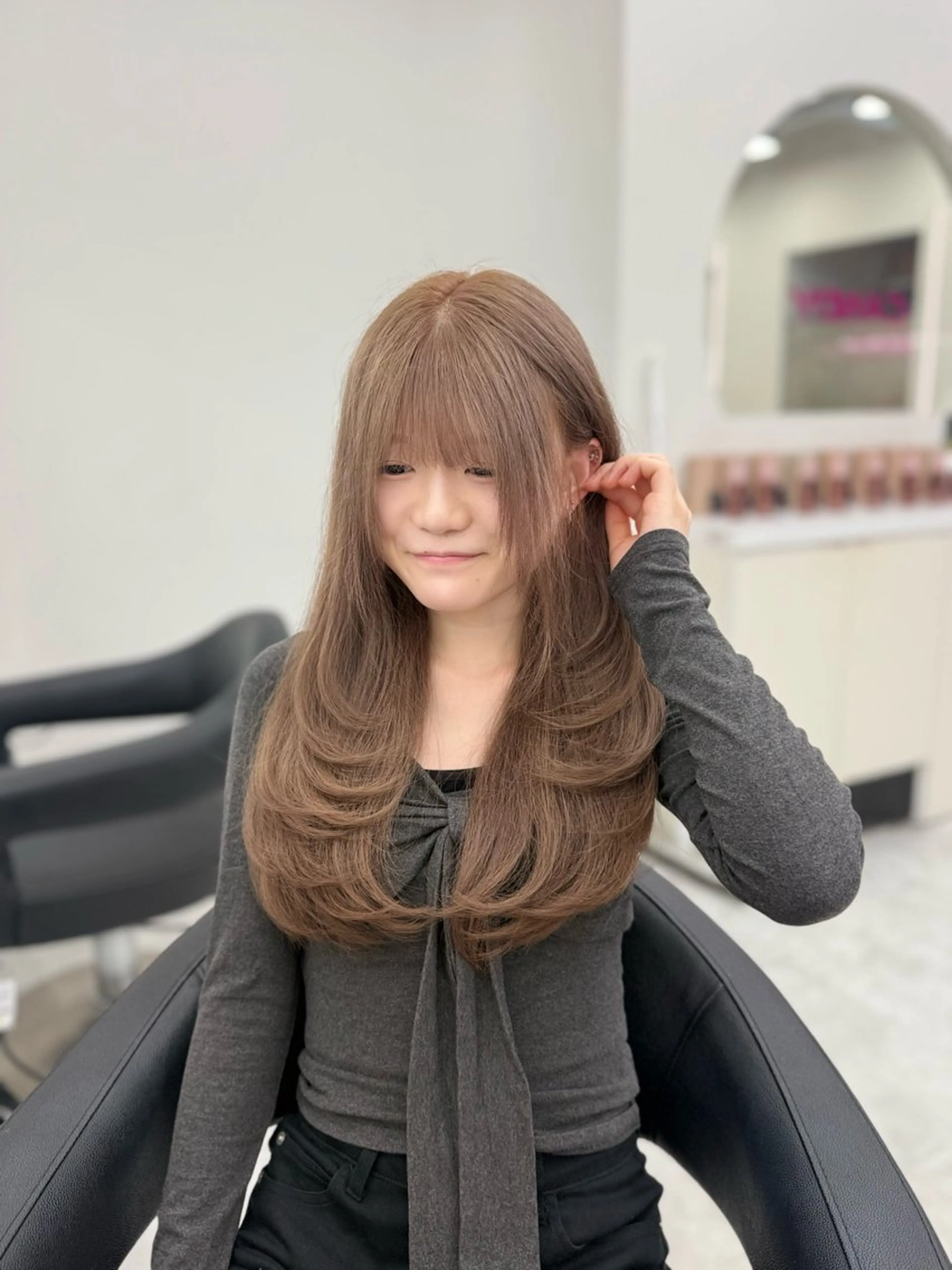 ロング カラー ヘアカラー 🥂上品ワンホンヘア 🥂nozomiのヘアスタイル