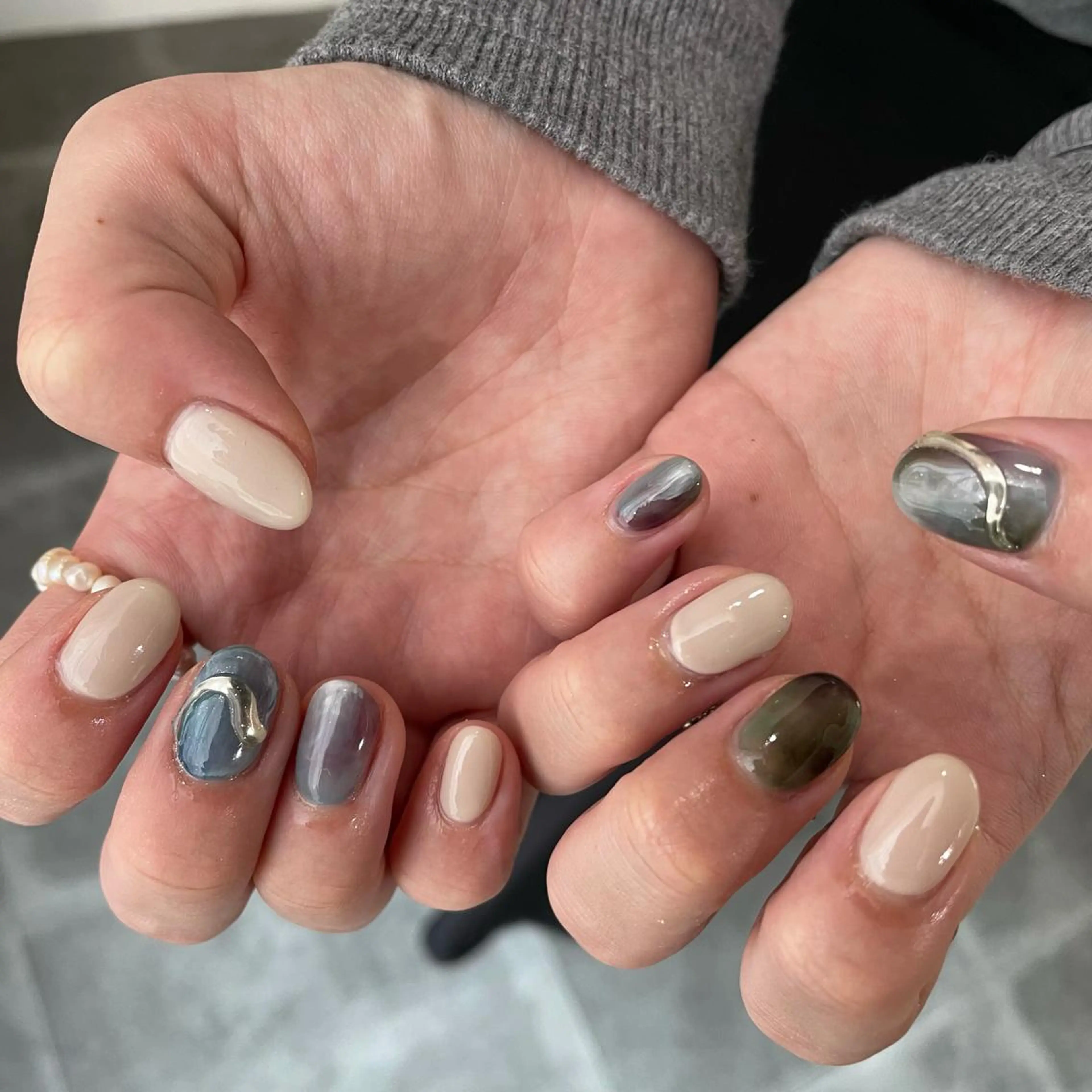 ネイル シンプルネイル SOL　nail イマナカのネイルデザイン