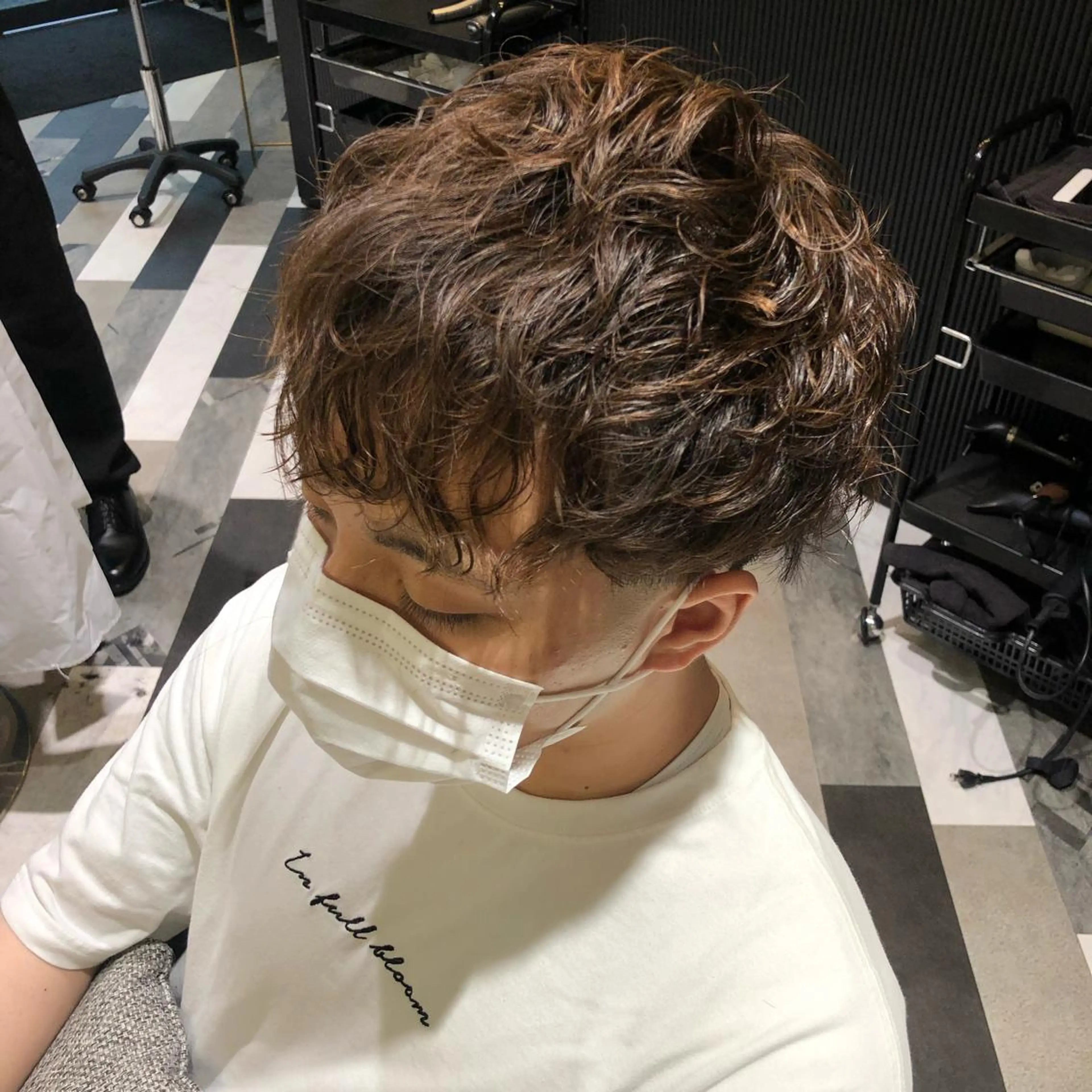 パーマ メンズ カット パーマ ヘッドスパ 貴方に似合うを見つけ ます🌱市川リョウカのヘアスタイル