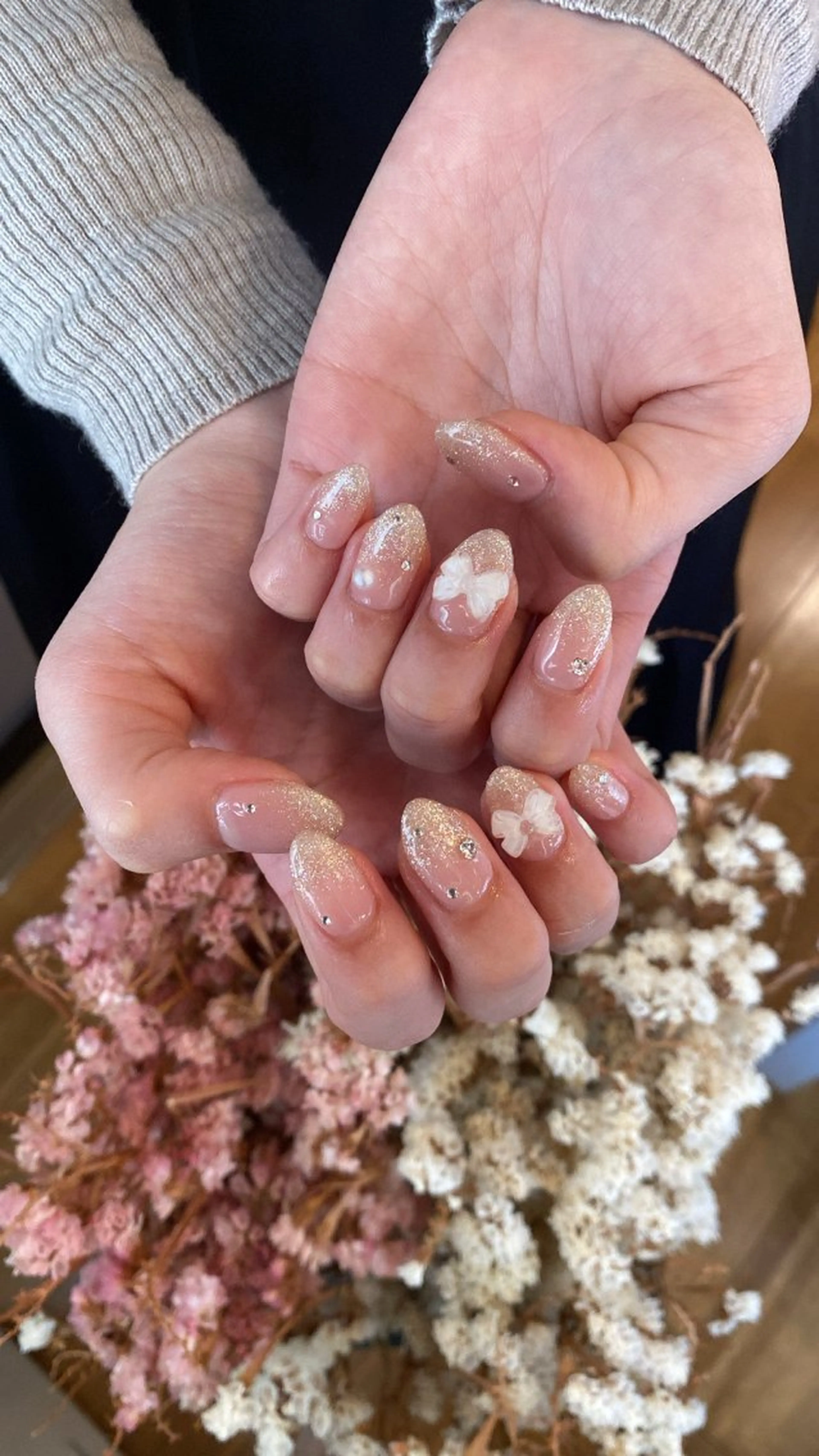 ネイル ハンドネイル crystal ⭐︎ colorのネイルデザイン