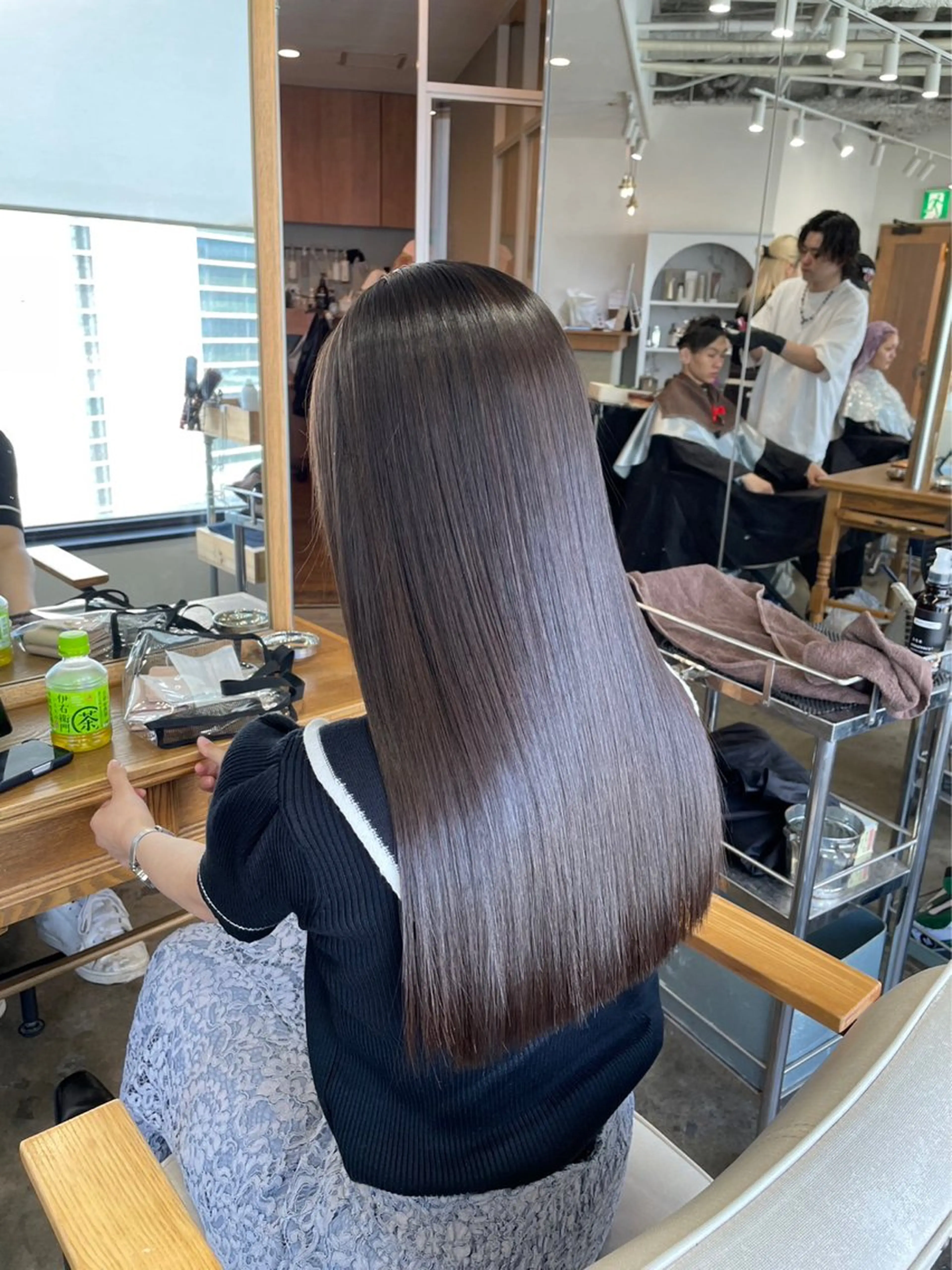 ロング カラー パーマ エクステモデル募集 💗大阪梅田/川上のヘアスタイル