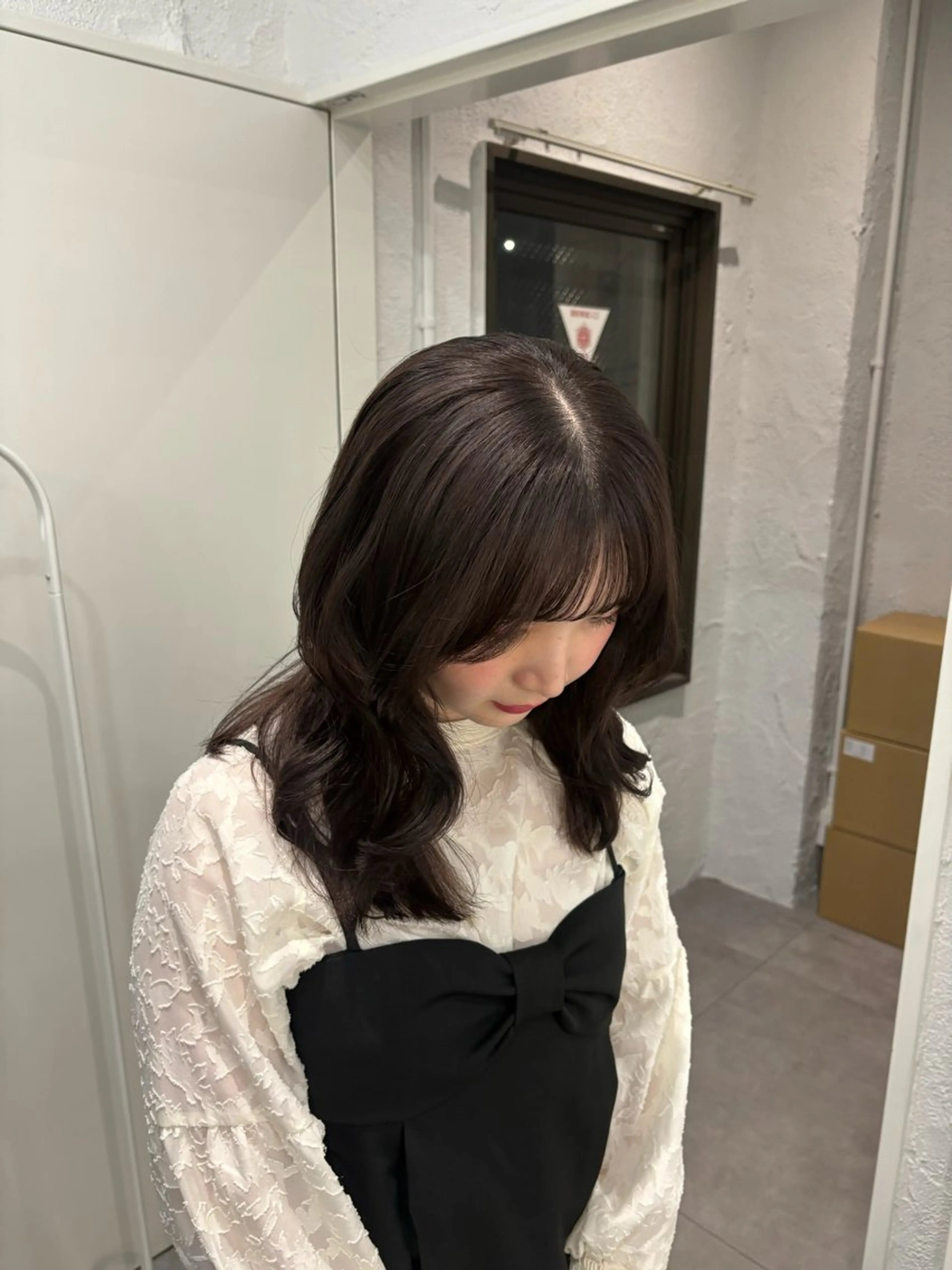 カラー core茶屋町 桜子のヘアスタイル
