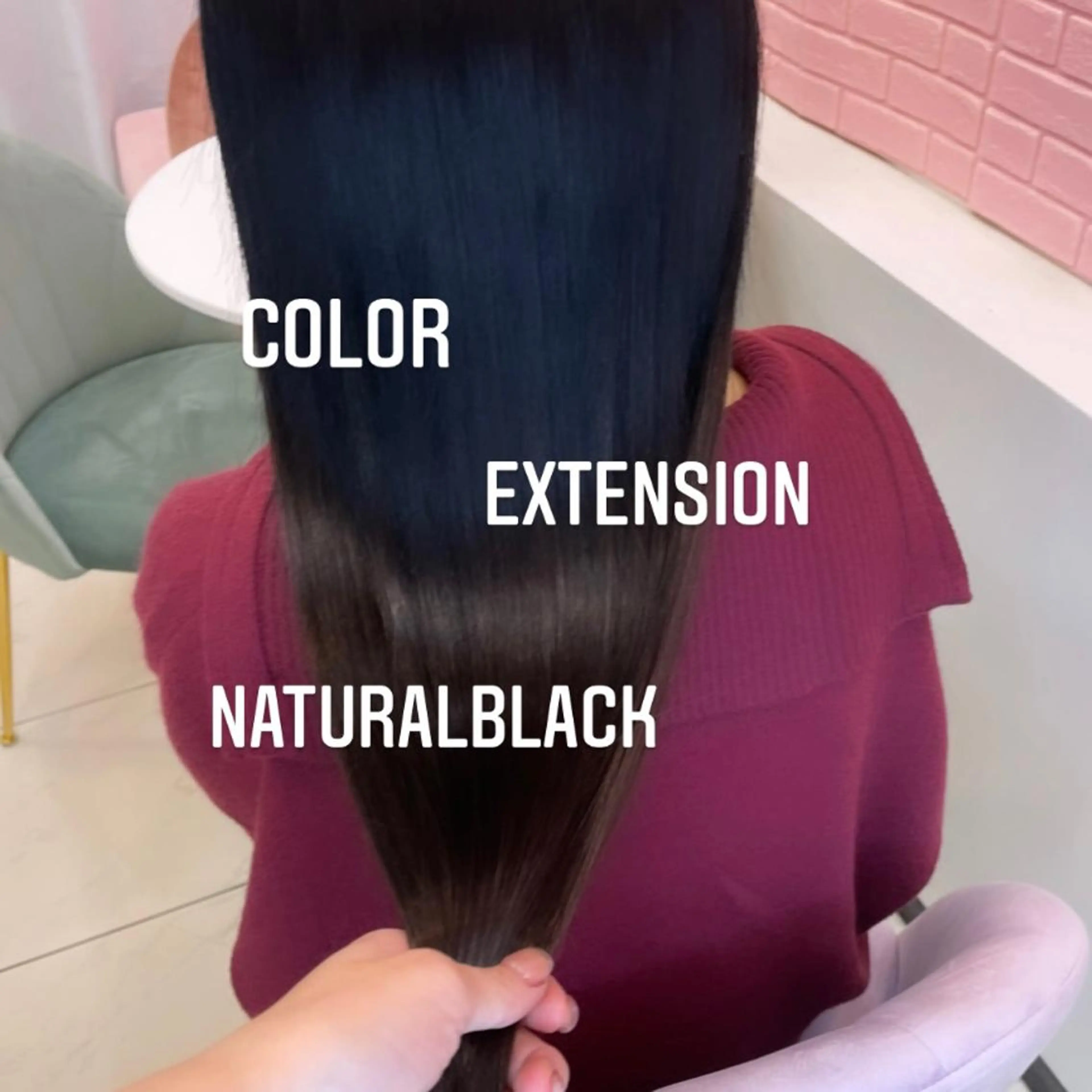 ロング カラー ヘアカラー エクステ エクステ🩵ブリーチ 韓国ヘア🩵KAEのヘアスタイル