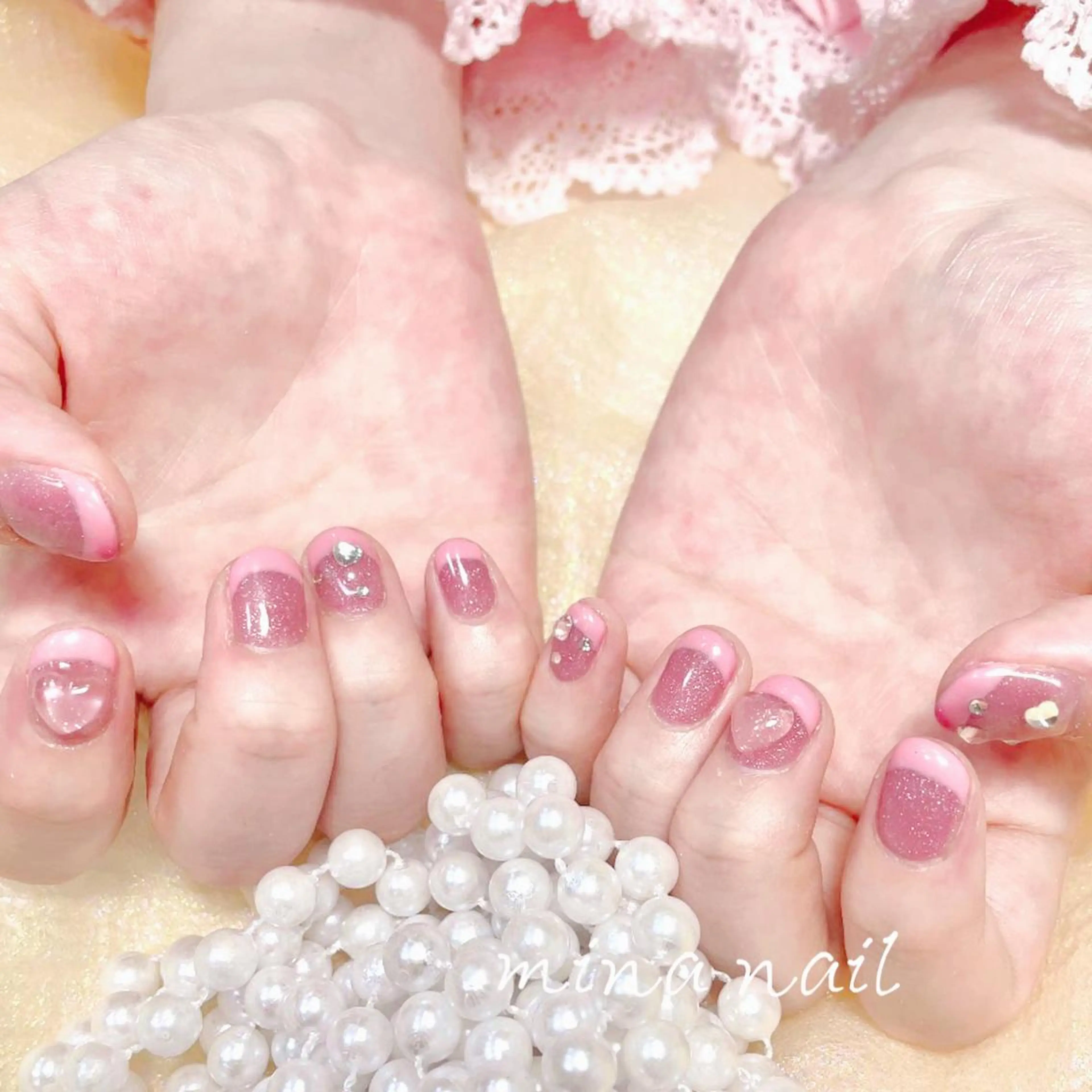 ネイル 🎀まゆ 🪽🐾のネイルデザイン