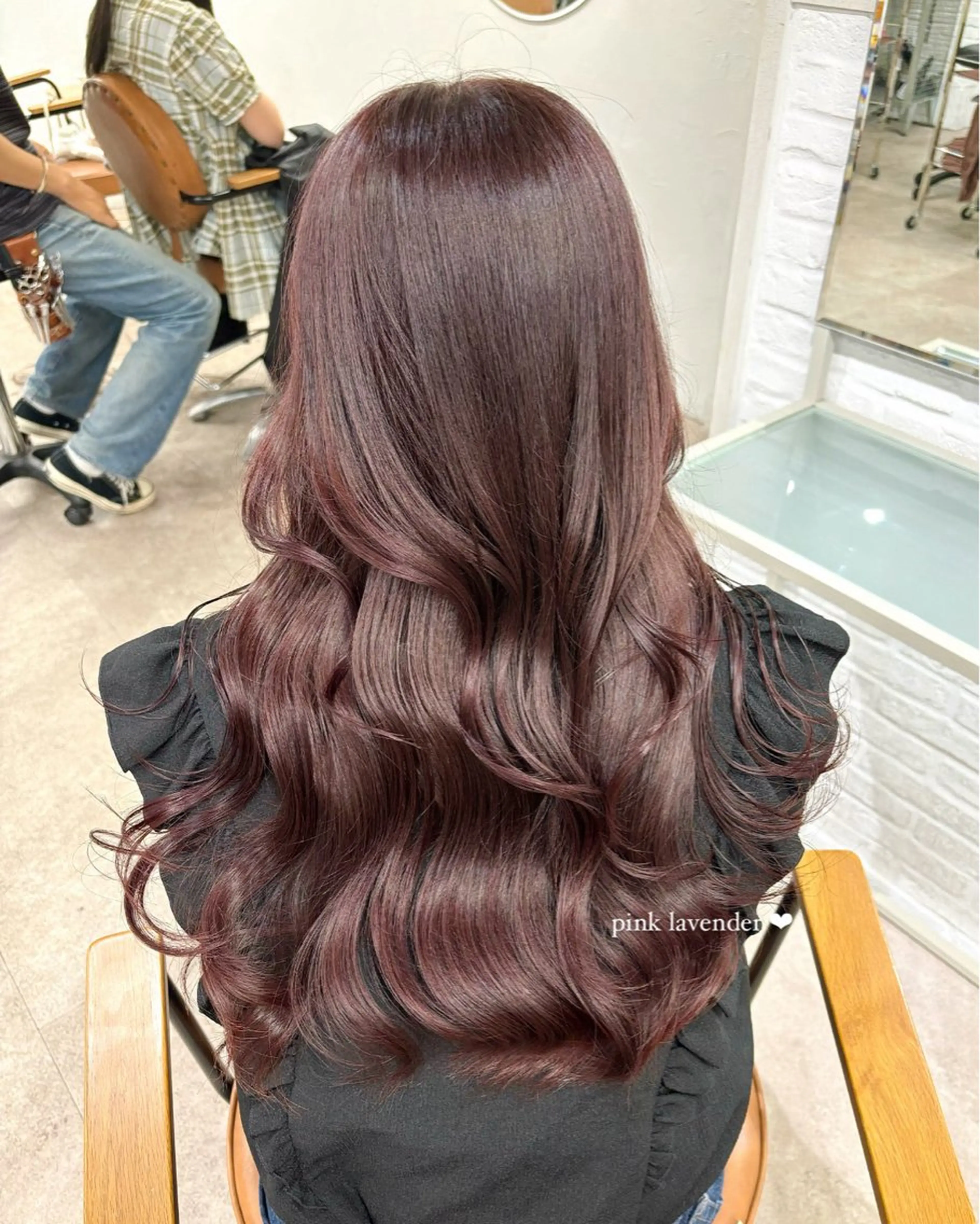 ロング カラー ラベンダーカラー ピンクカラー ♡SHURI ボブカット募集♡のヘアスタイル