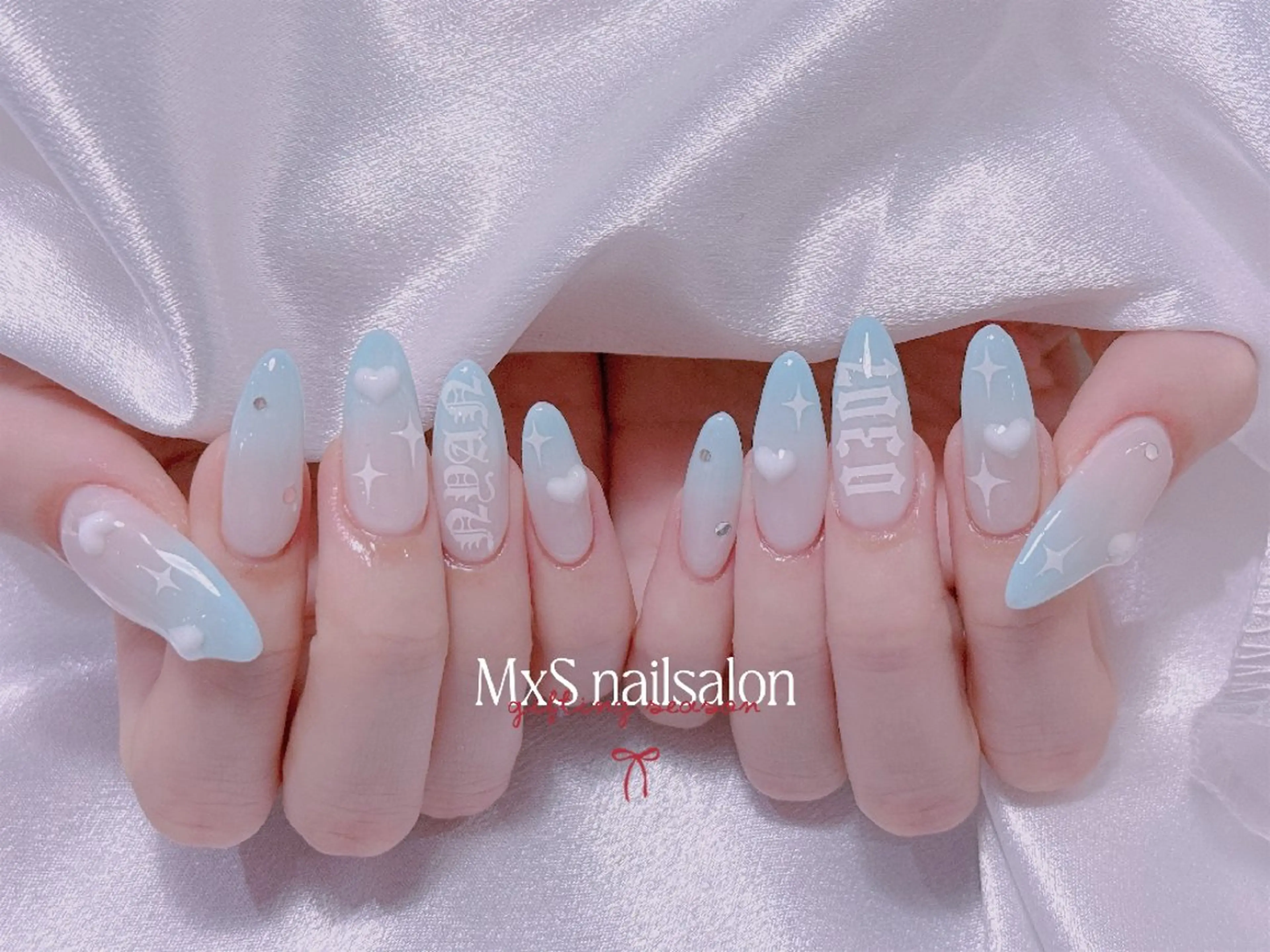 ネイル ハンドネイル ハンドケア MxS Nail(長さだし/フィルイン/マグネット/韓国ネイル/ワンホンネイル/ワンカラー)所属・MxS リィリィのネイルデザイン