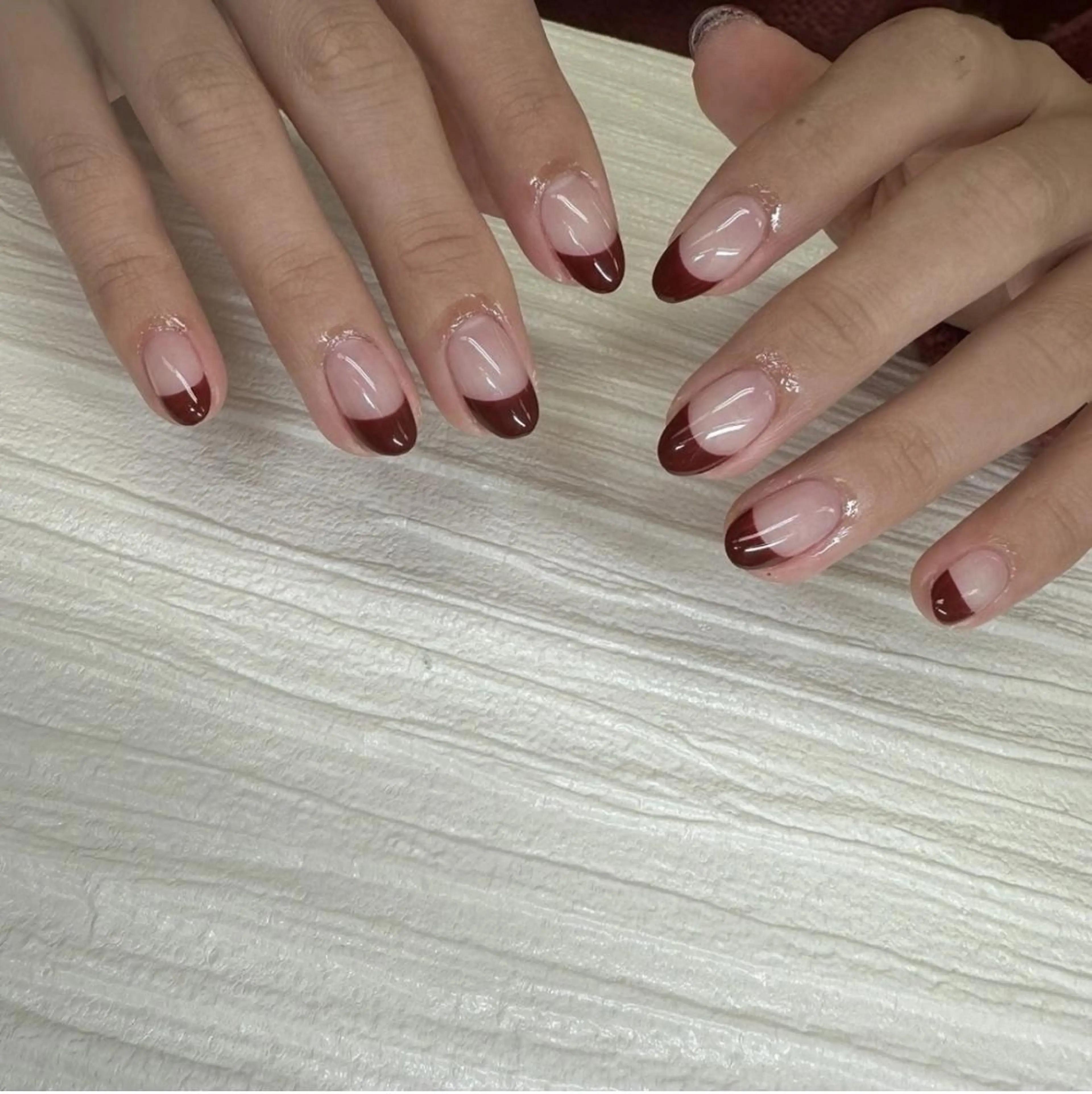 ネイル フレンチネイル グラデーション nail salon chai Asakaのネイルデザイン