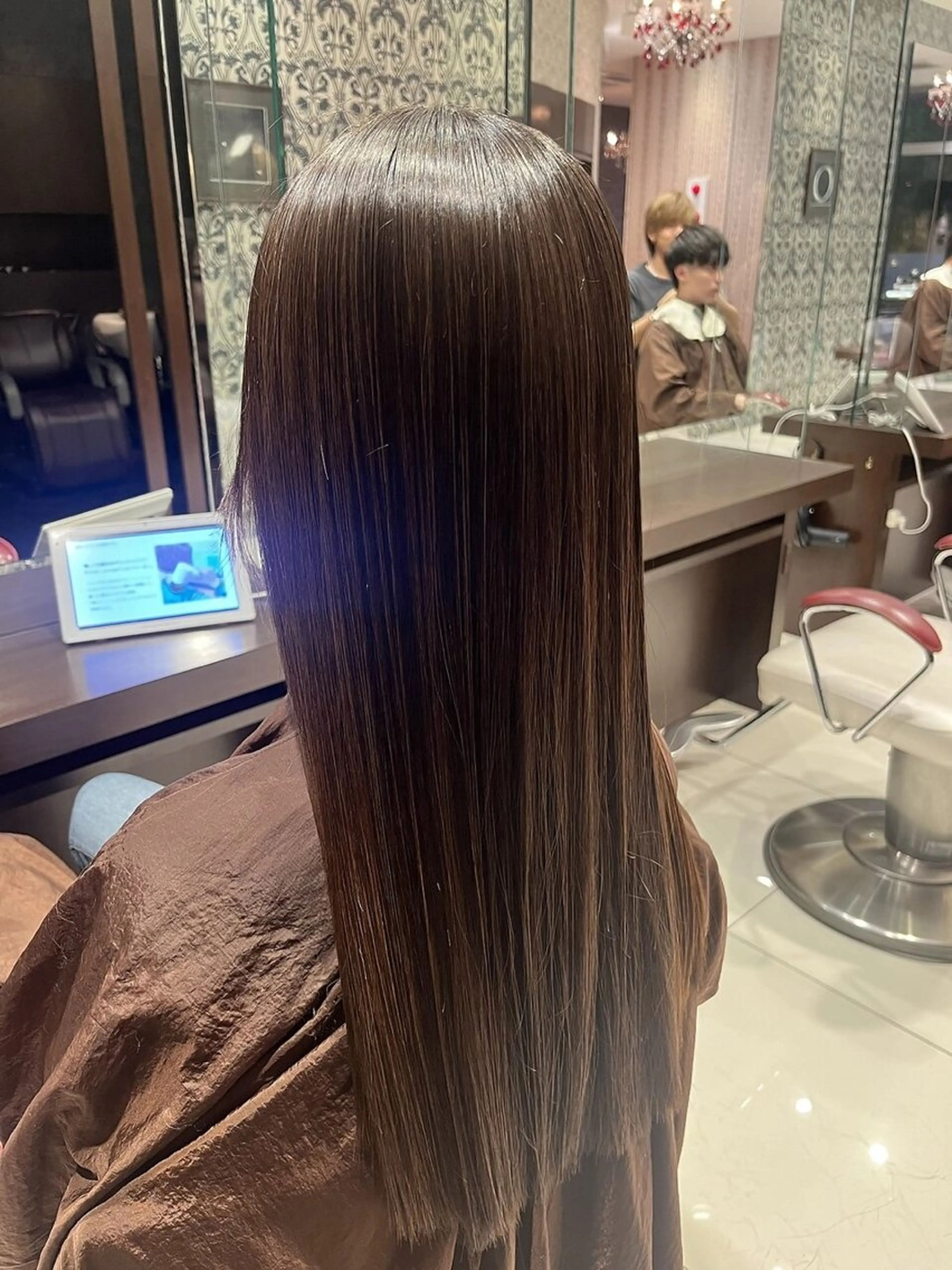 ロング 堀江 優妃のヘアスタイル