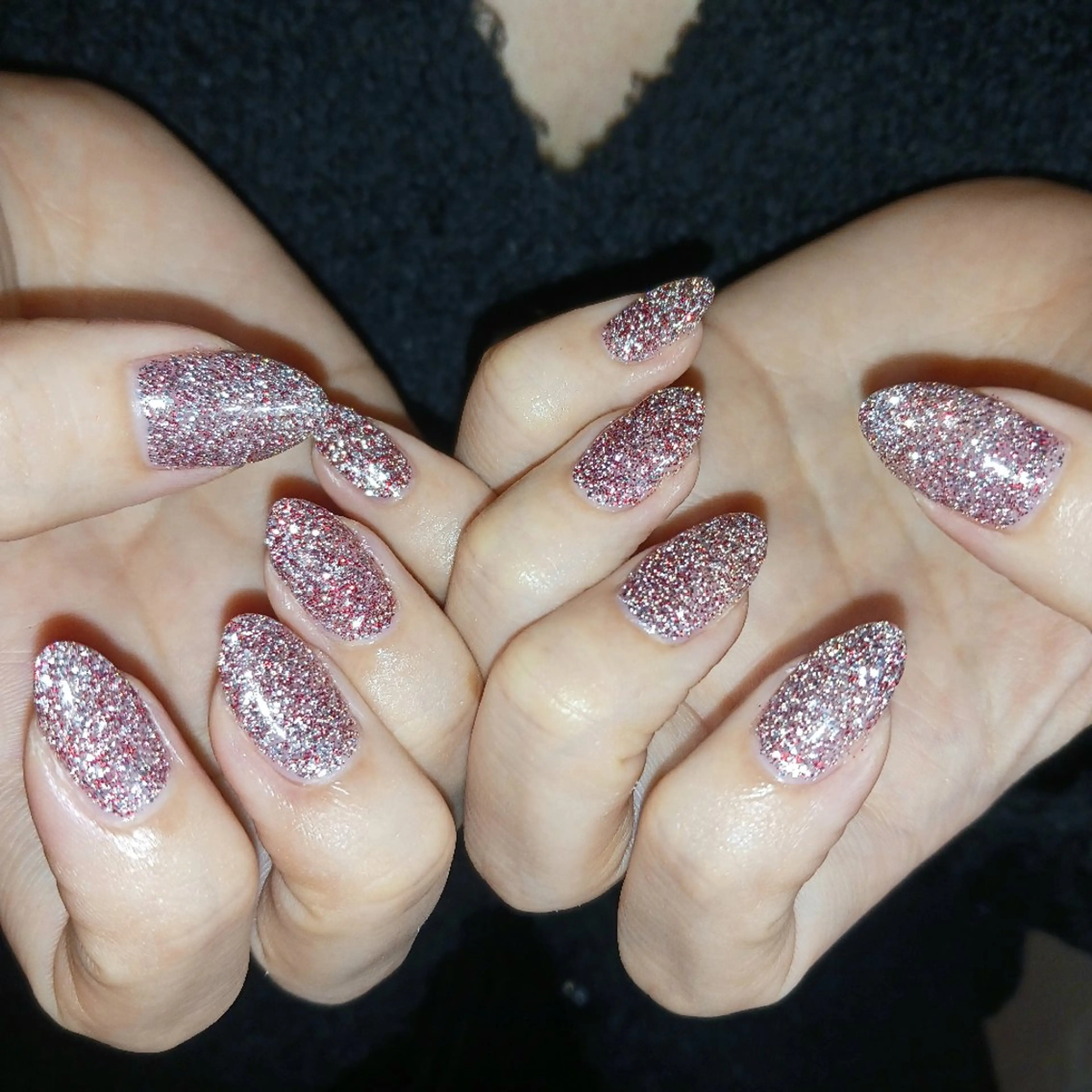 ネイル フラッシュネイル ジェルネイル キラキラネイル ラメ(グリッター) 持ち込み ハンドネイル owlnail /持込みデザイン専門のネイルデザイン