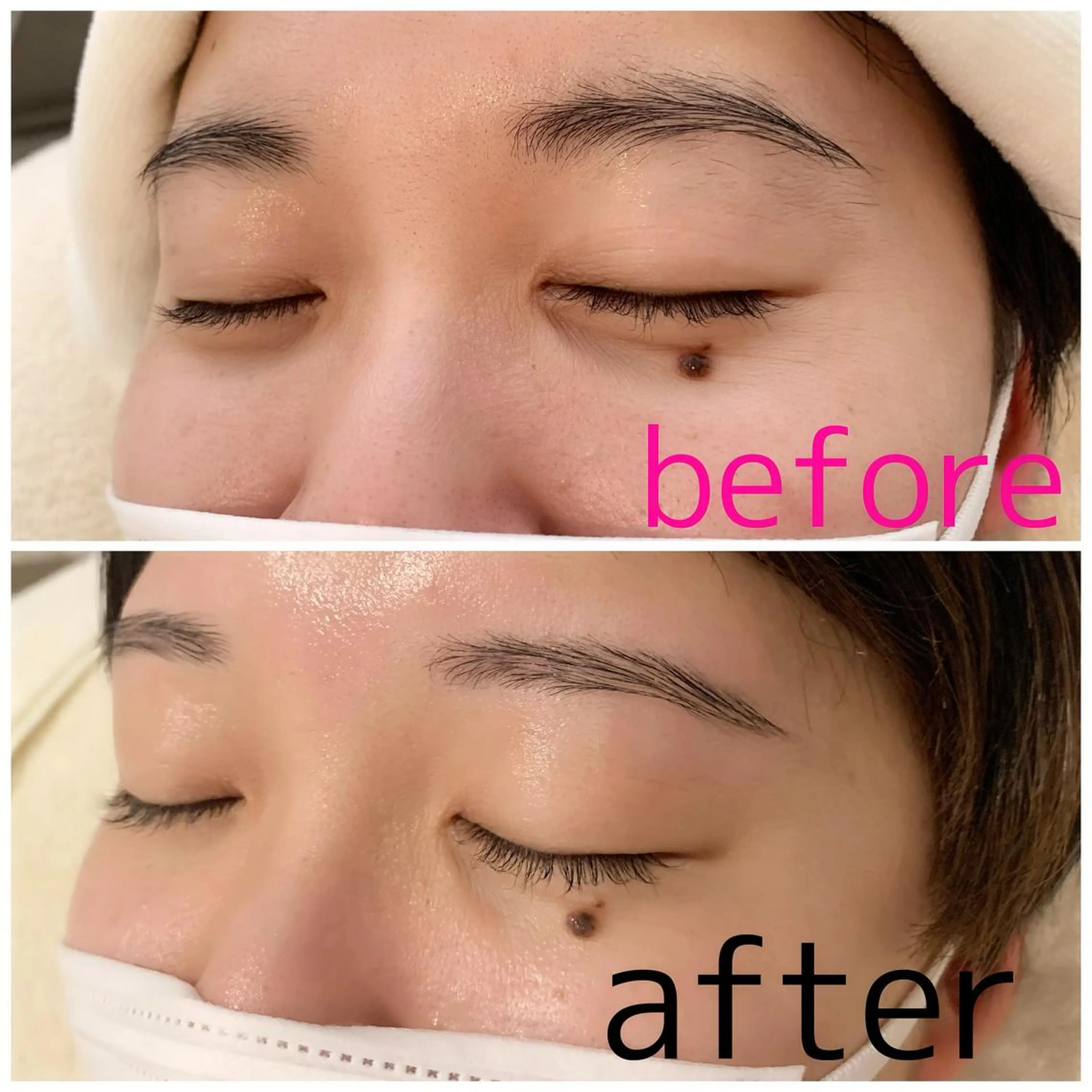 アイブロウ ワックス脱毛 村岡 恵理の眉毛・アイブロウイメージ