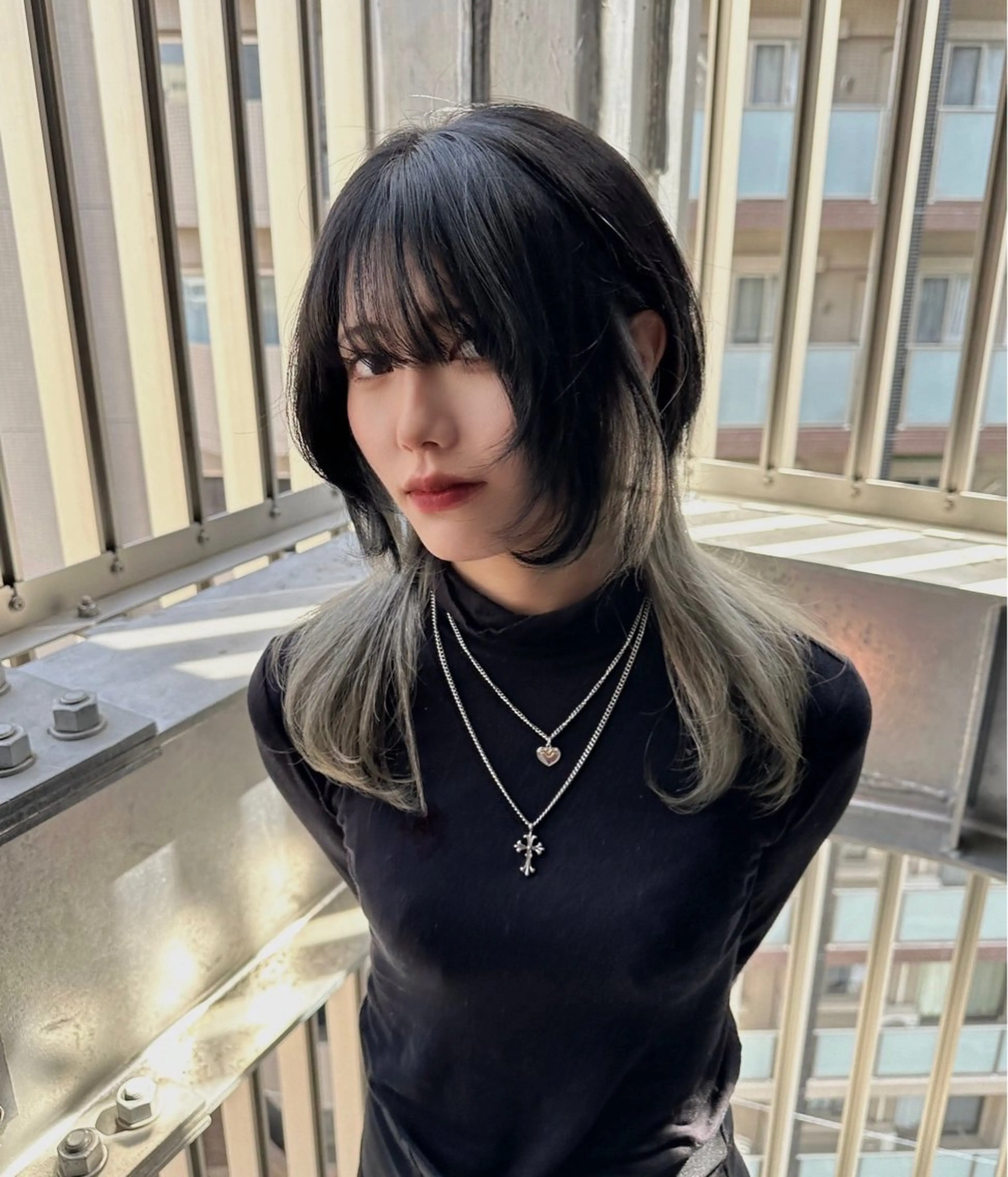 ミディアム カラー カット ヘアカラー トリートメント ケアブリーチ特化✨/ 艶カラー/エクステのヘアスタイル