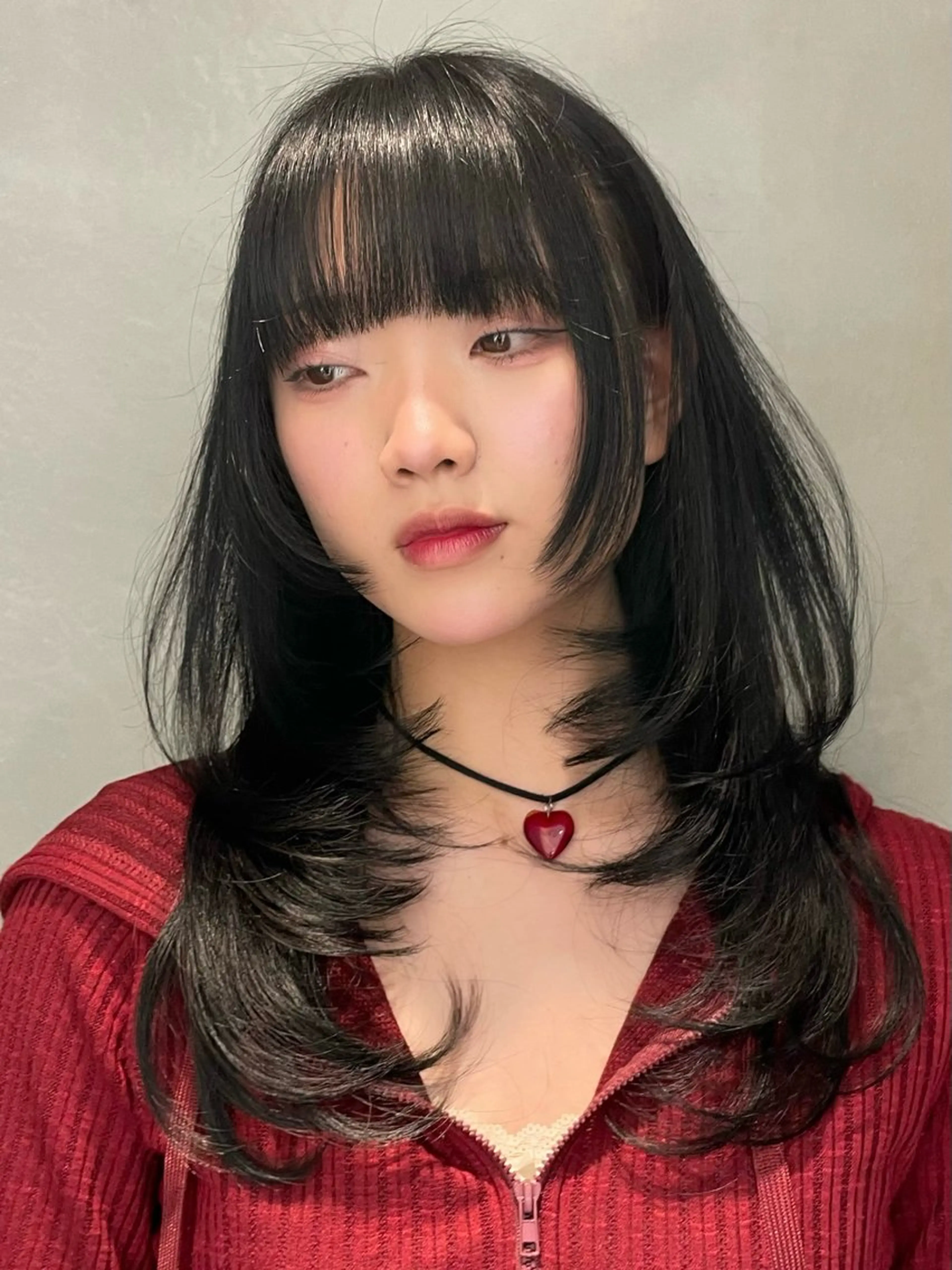セミロング 骨格補正パーマ／ ショート🌸さくらのヘアスタイル