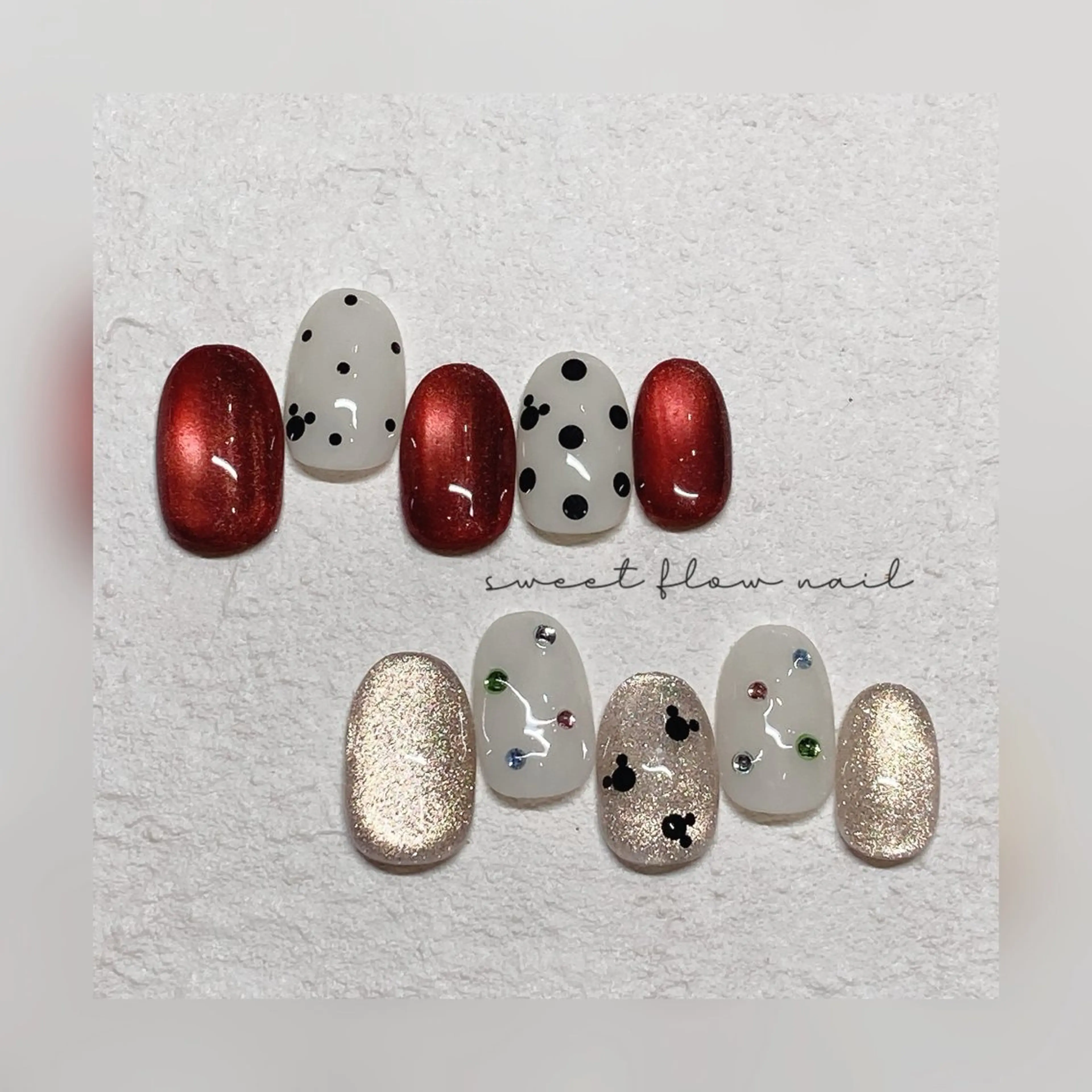 ネイル sweet flow nailのネイルデザイン