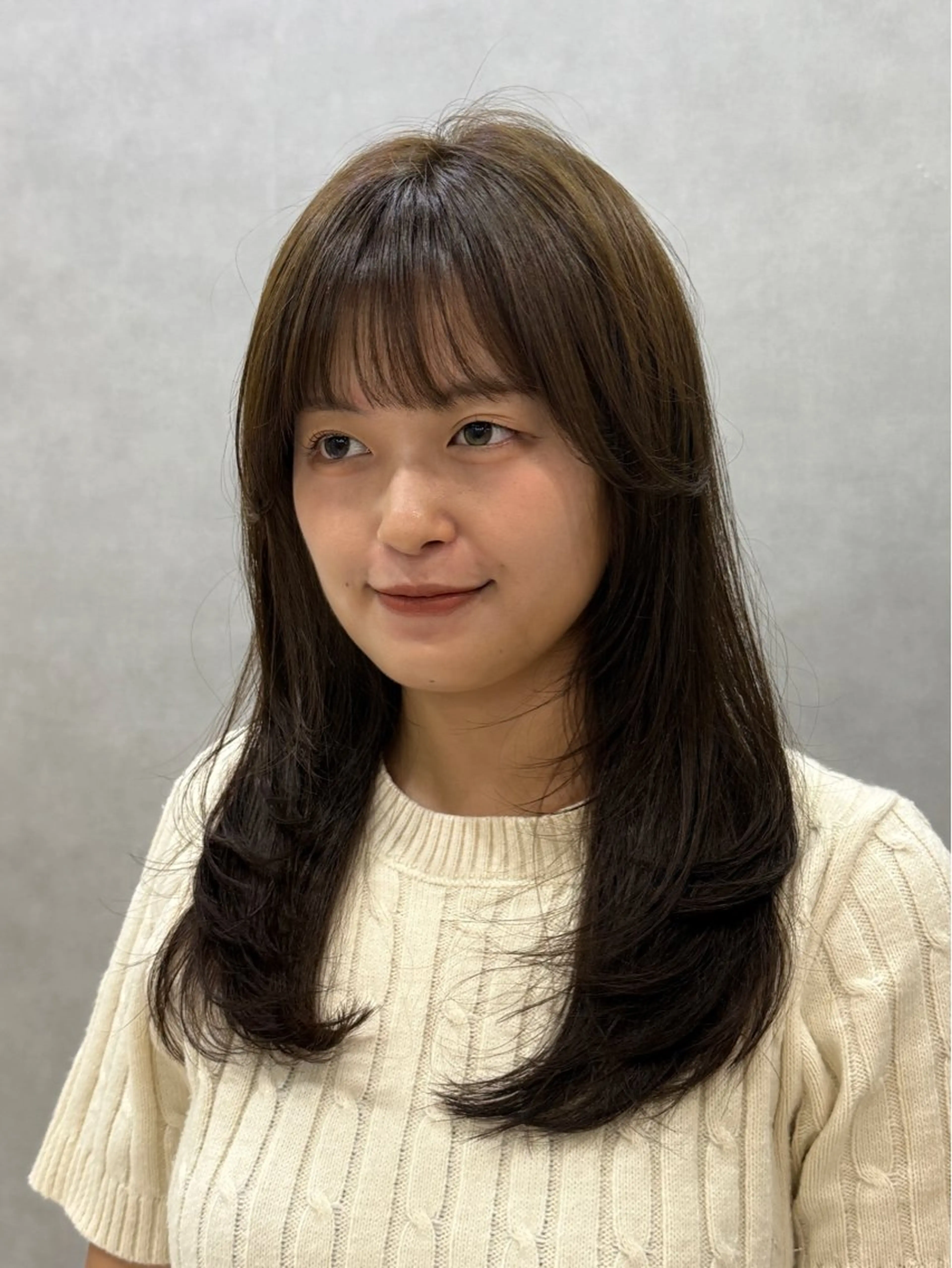 ロング カラー 透明感カラー/パーマ 🌀アオノのヘアスタイル