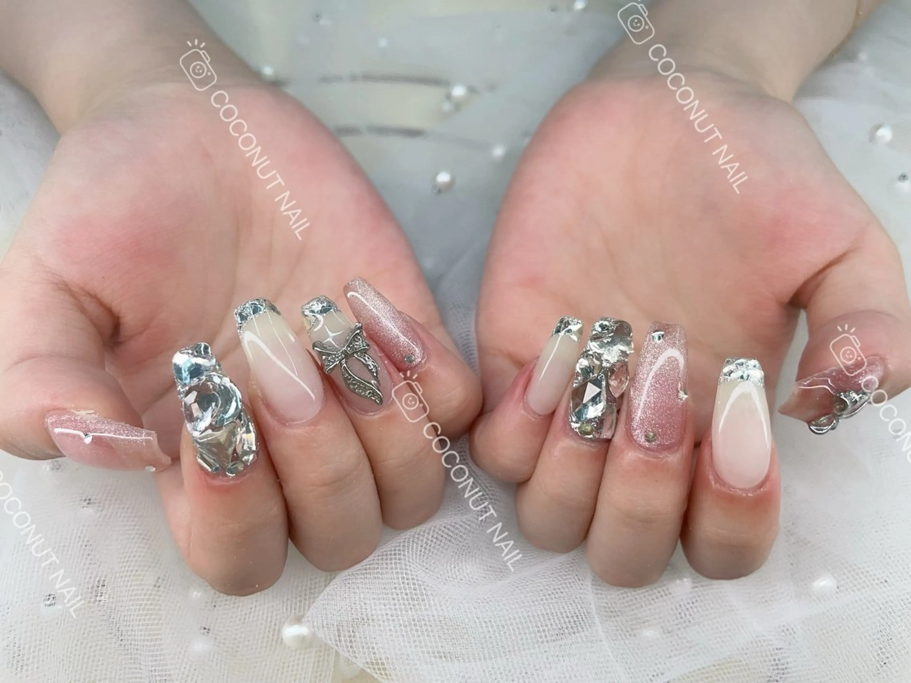 ネイル ハンドネイル 神田 ココナッツのネイルデザイン