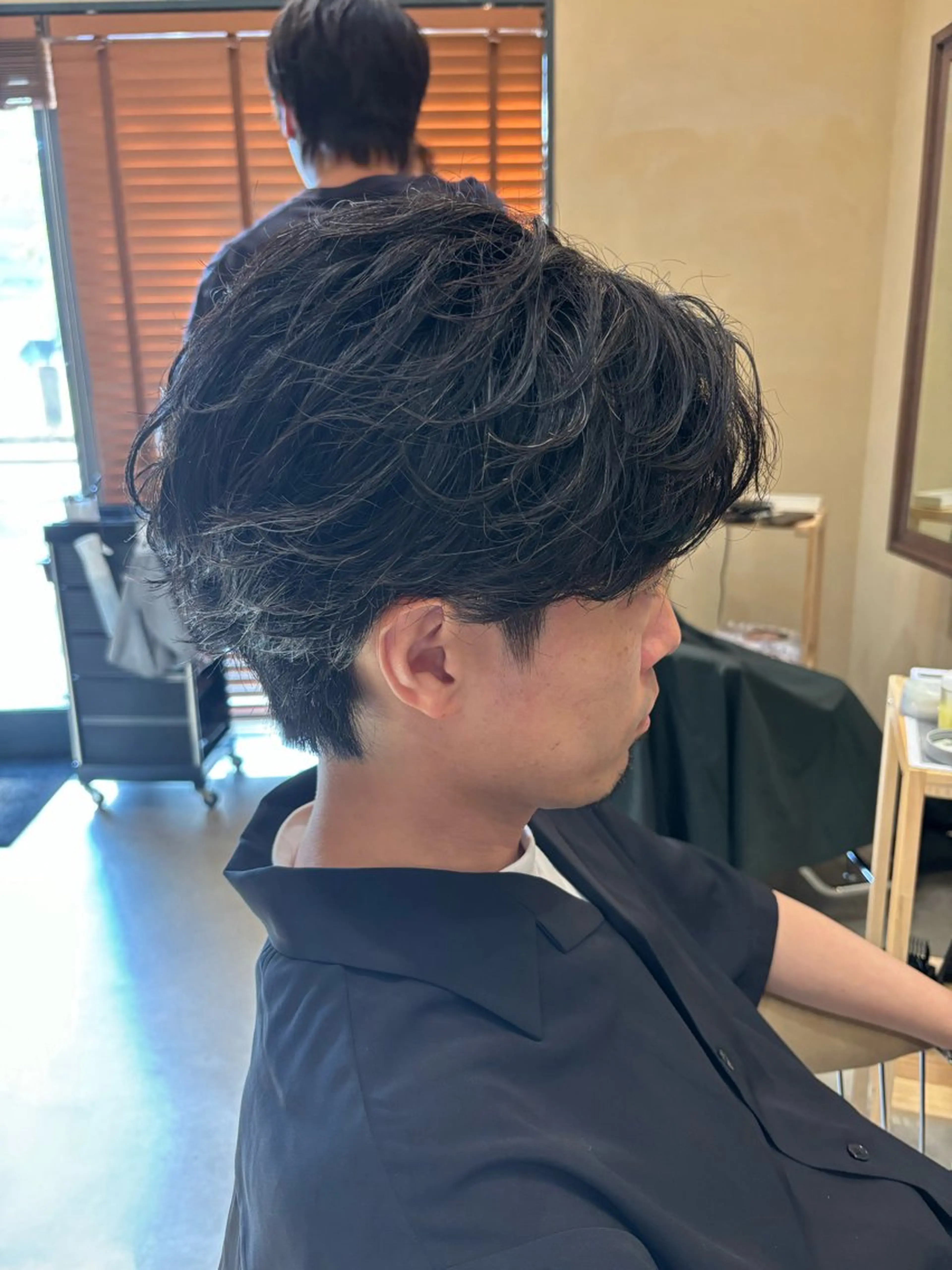 ショート メンズ カット パーマ 鹿児島 TSUBASAのヘアスタイル
